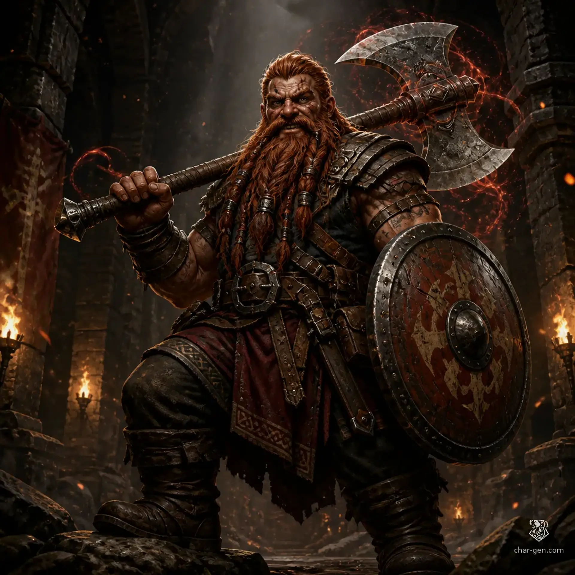 Balgrin the Berzerker - AI-generated fantasy Character