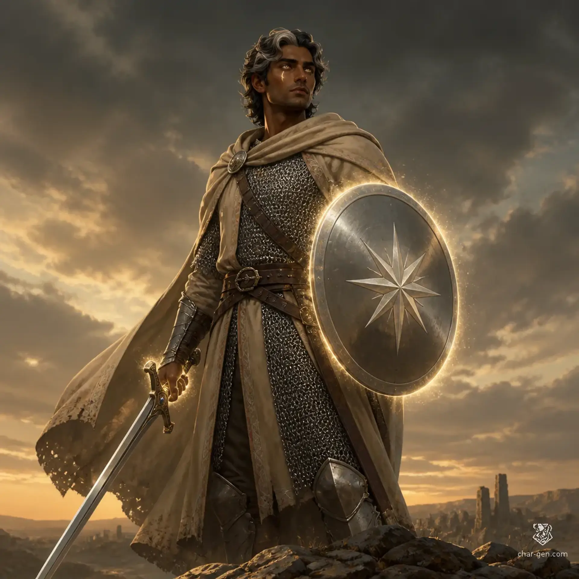 Shassir Haddath - AI-generated fantasy Character