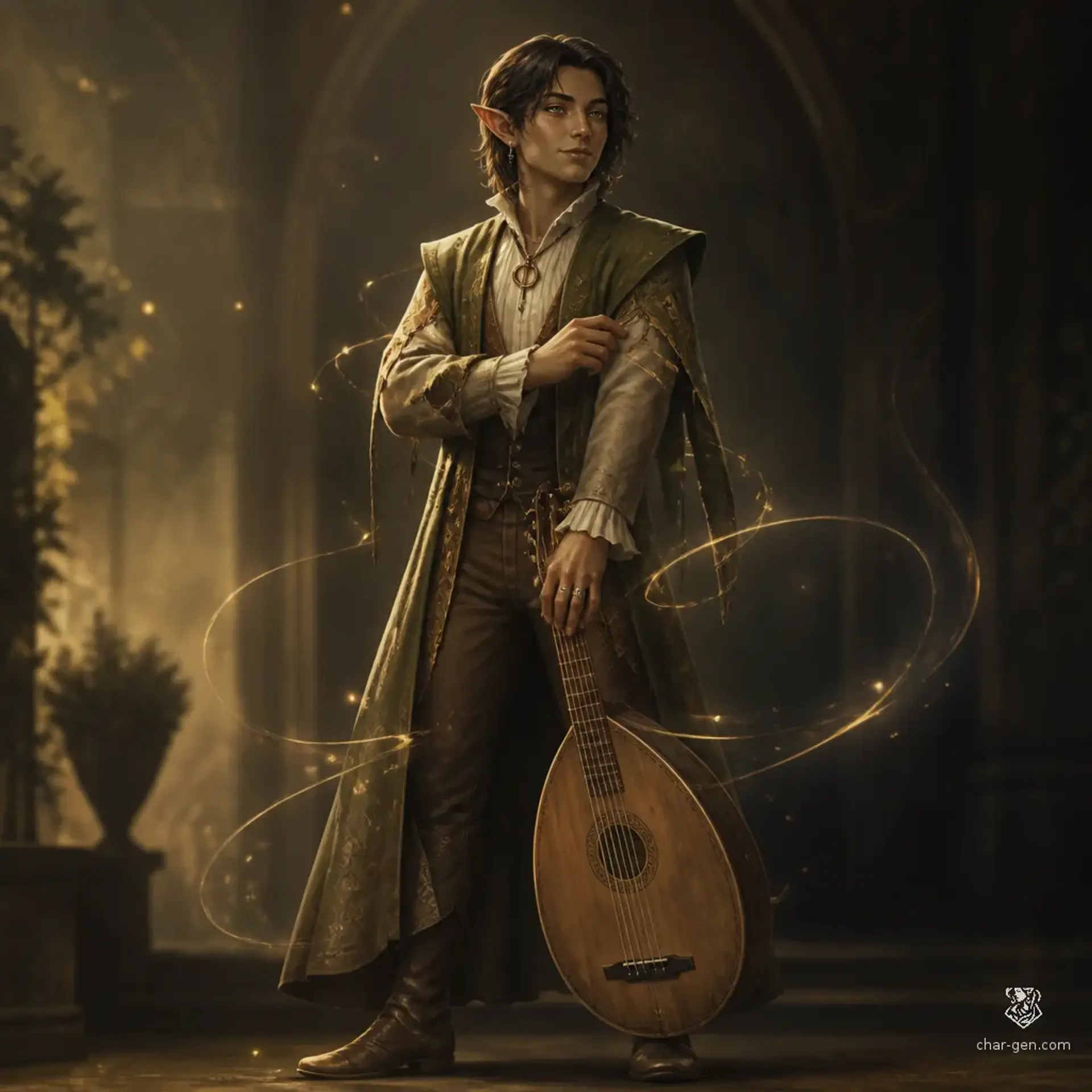 Mikail Damaris - AI-generated fantasy Character