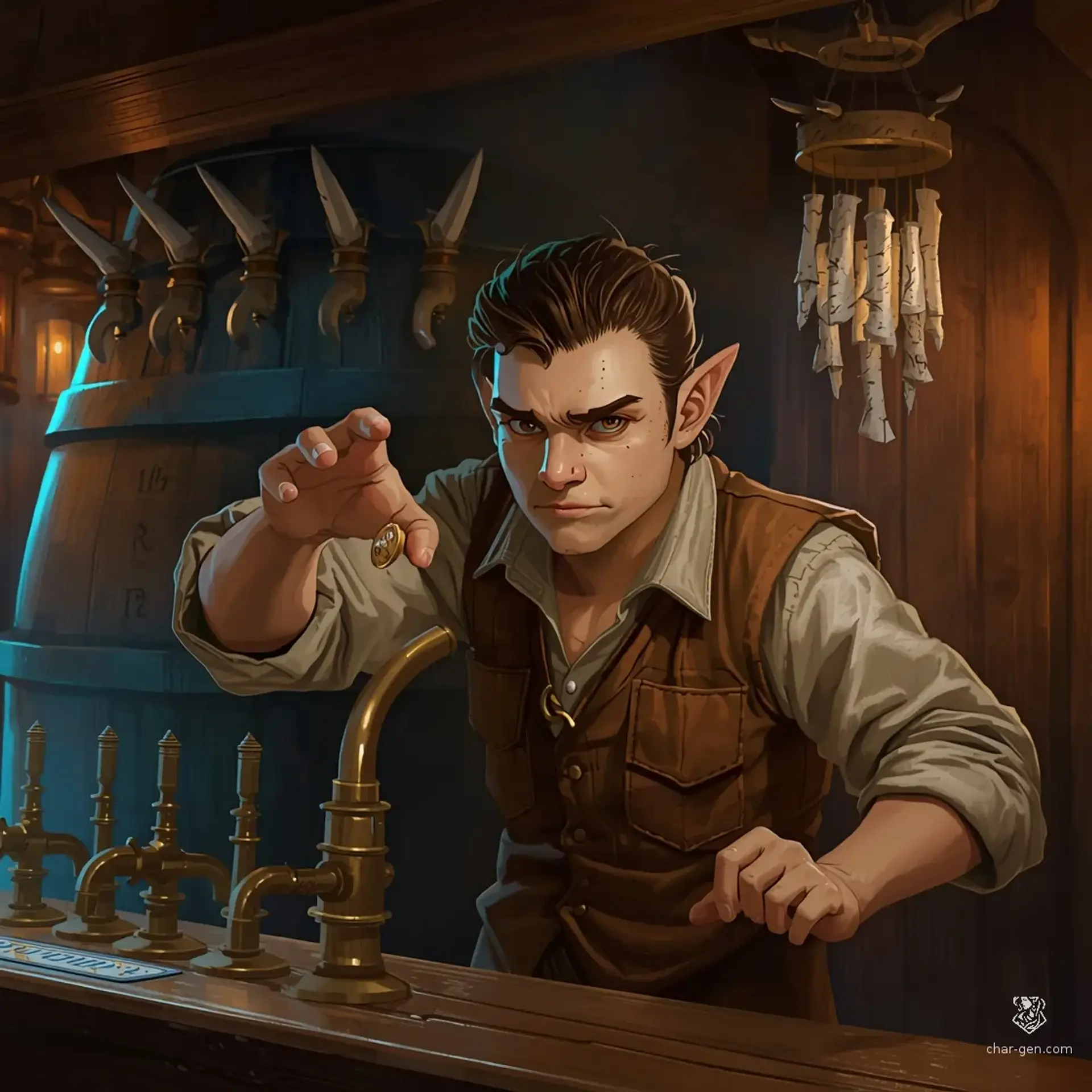 Mountain Roost Tavern - AI-generated fantasy Tavern