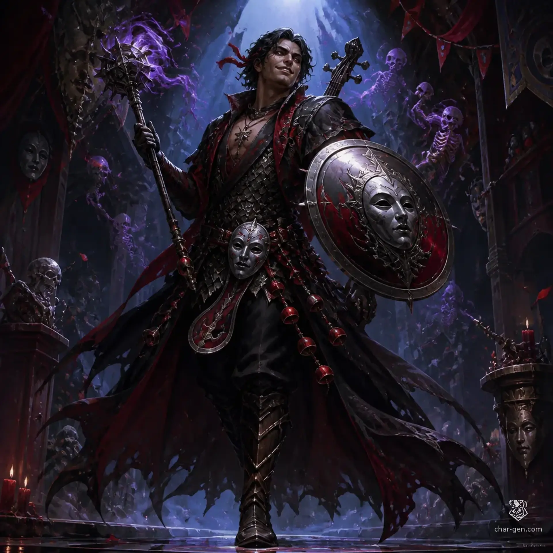 Xaydyn - AI-generated fantasy Character