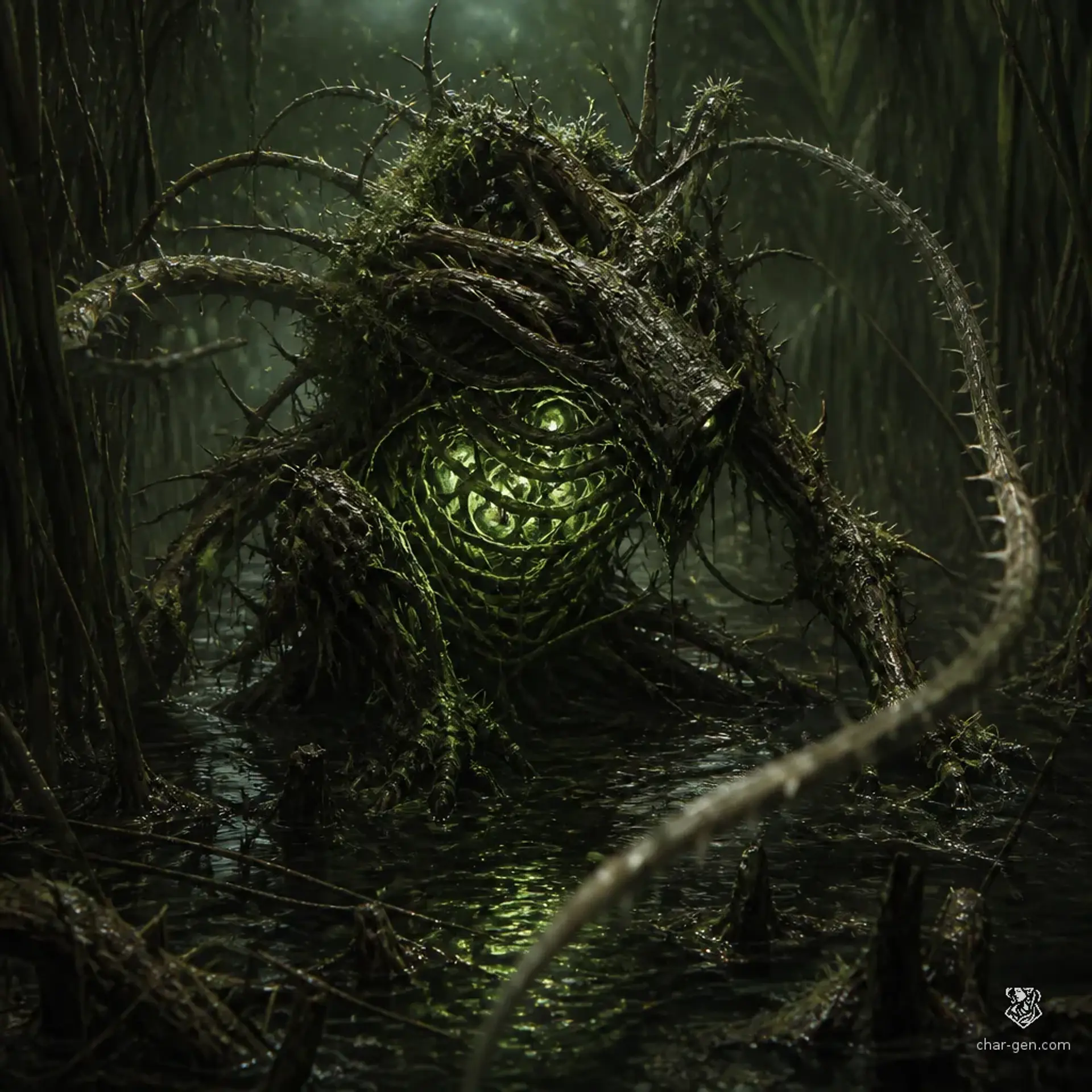 Bramble Stalk - AI-generated fantasy Monster