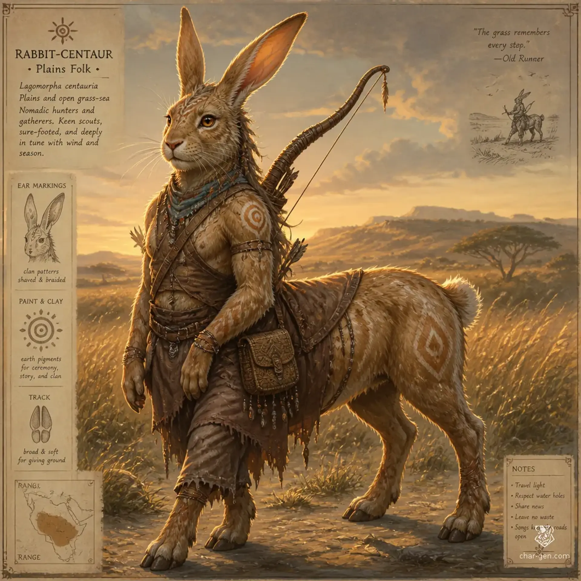 Moonhare - AI-generated fantasy Species