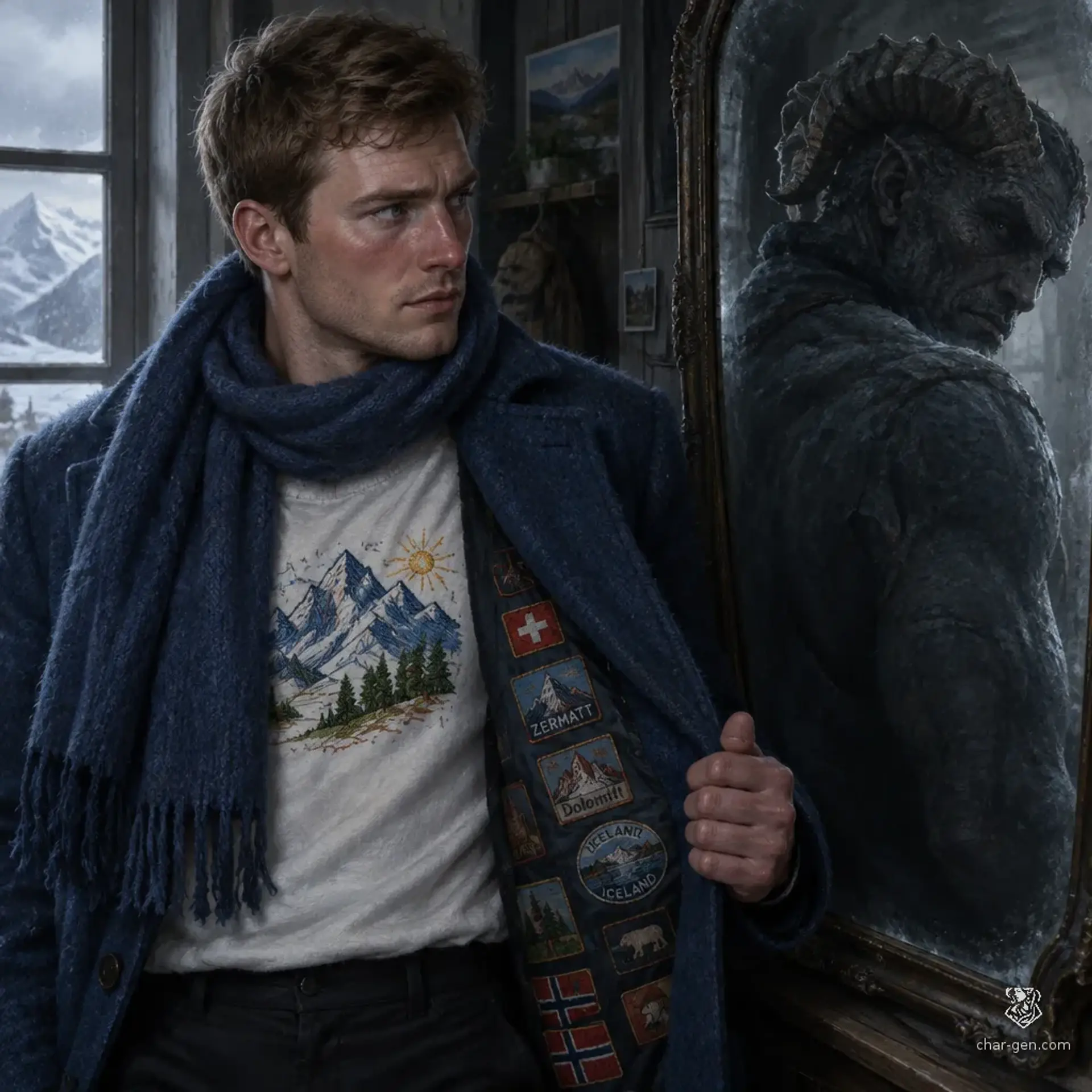 Arvid Svenson, called Kyle; fae name Ragnar Obstorth