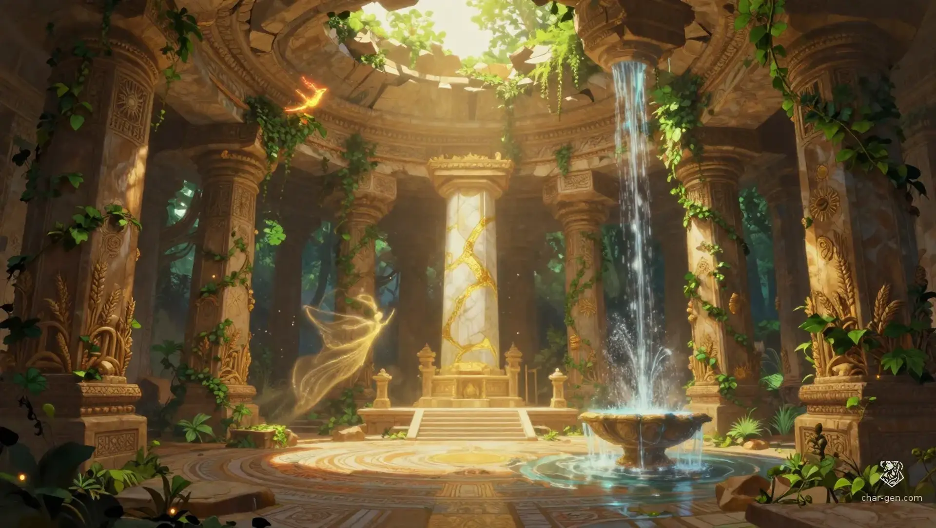 The Sunstead Sanctum - AI-generated fantasy Building