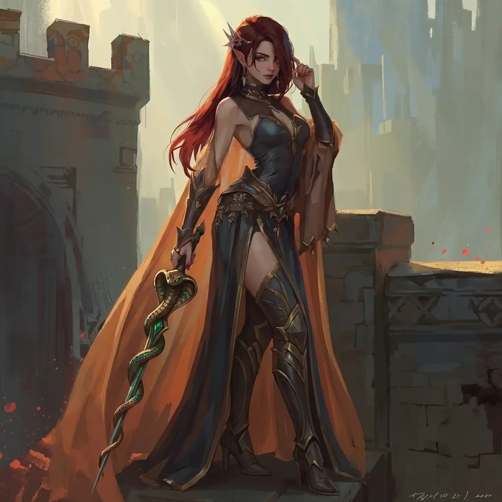Elara Voss - AI-generated fantasy NPC