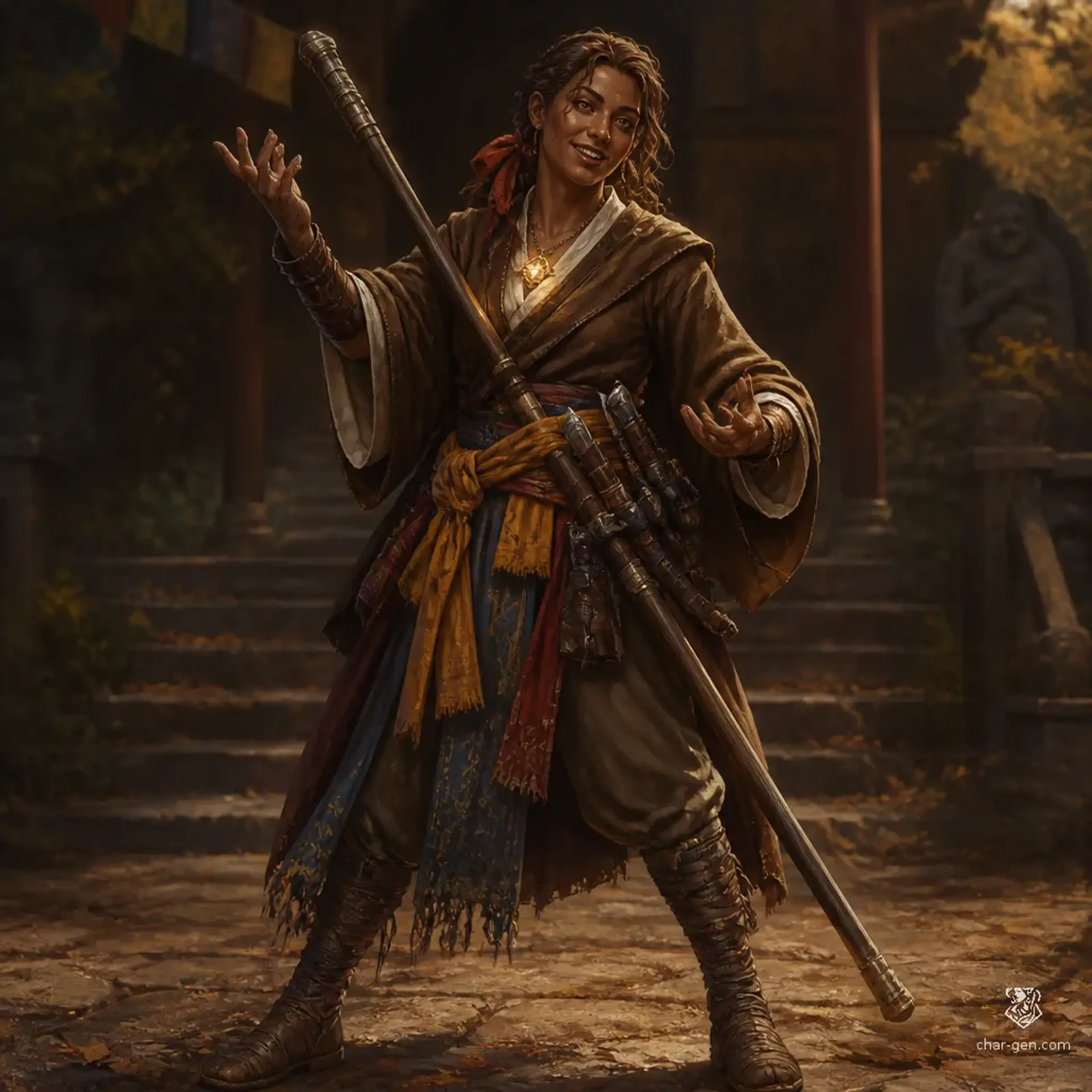 Gwendolyn Thomas - AI-generated fantasy Character