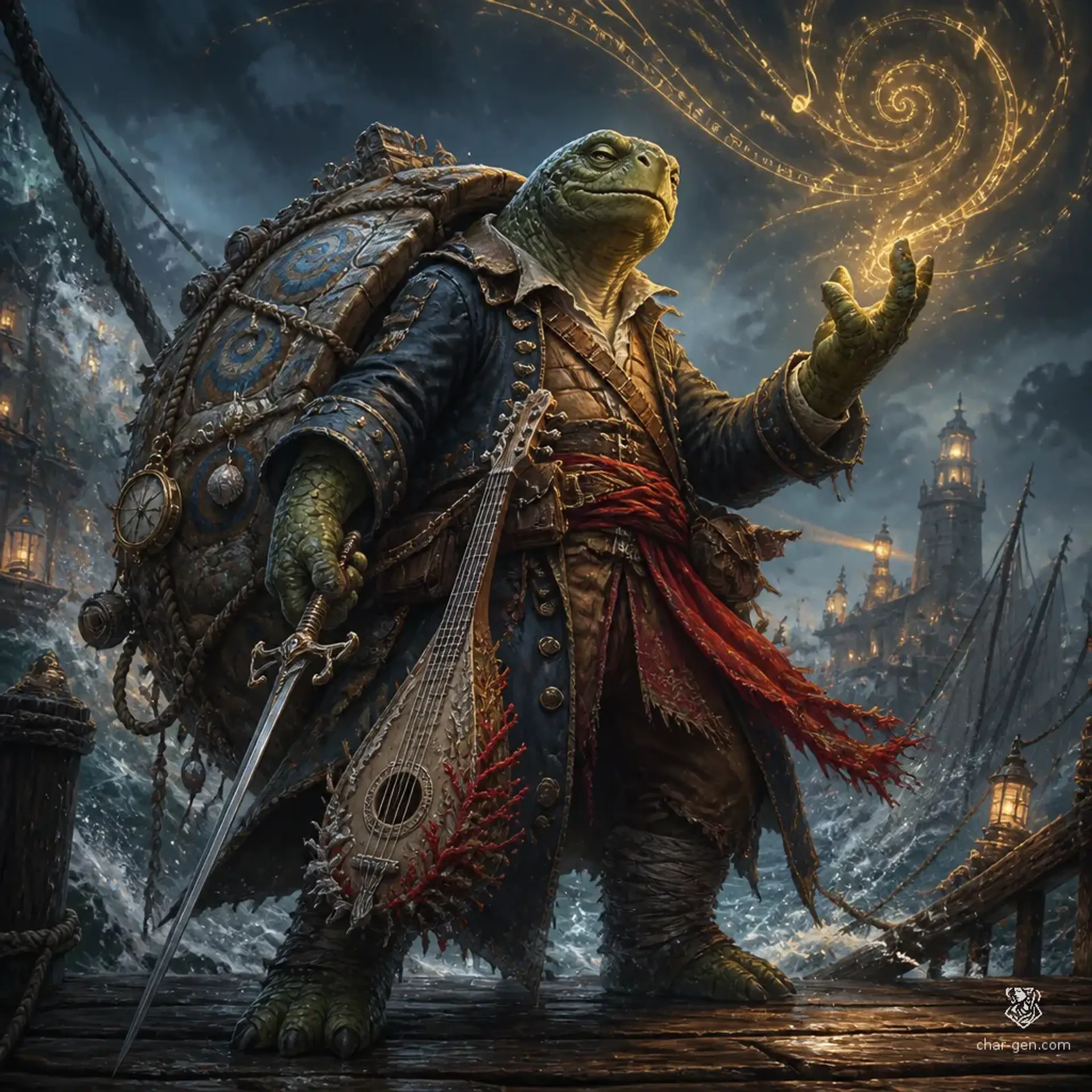 kabuklubağ - AI-generated fantasy Character