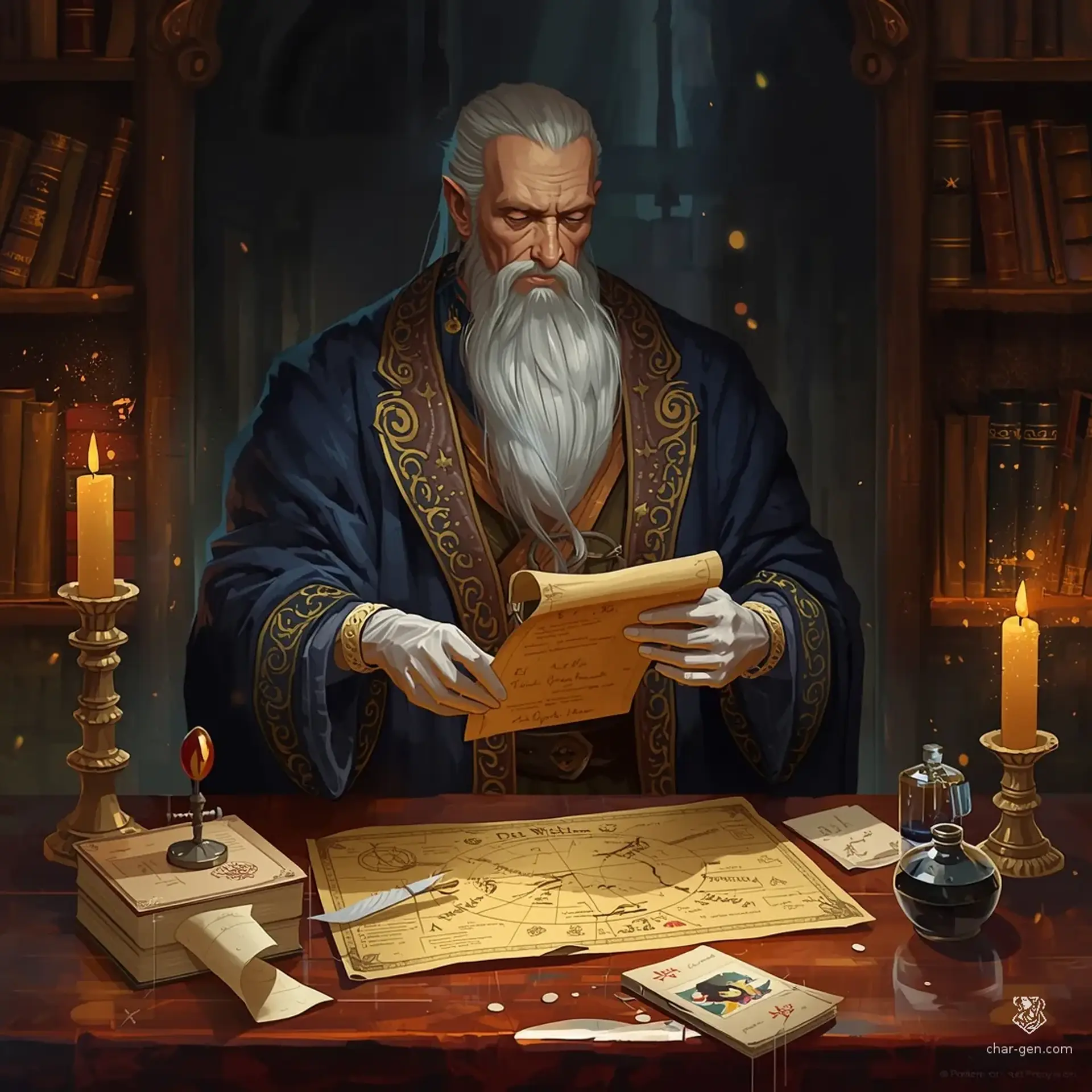 The Gilded Folio - AI-generated fantasy Shop