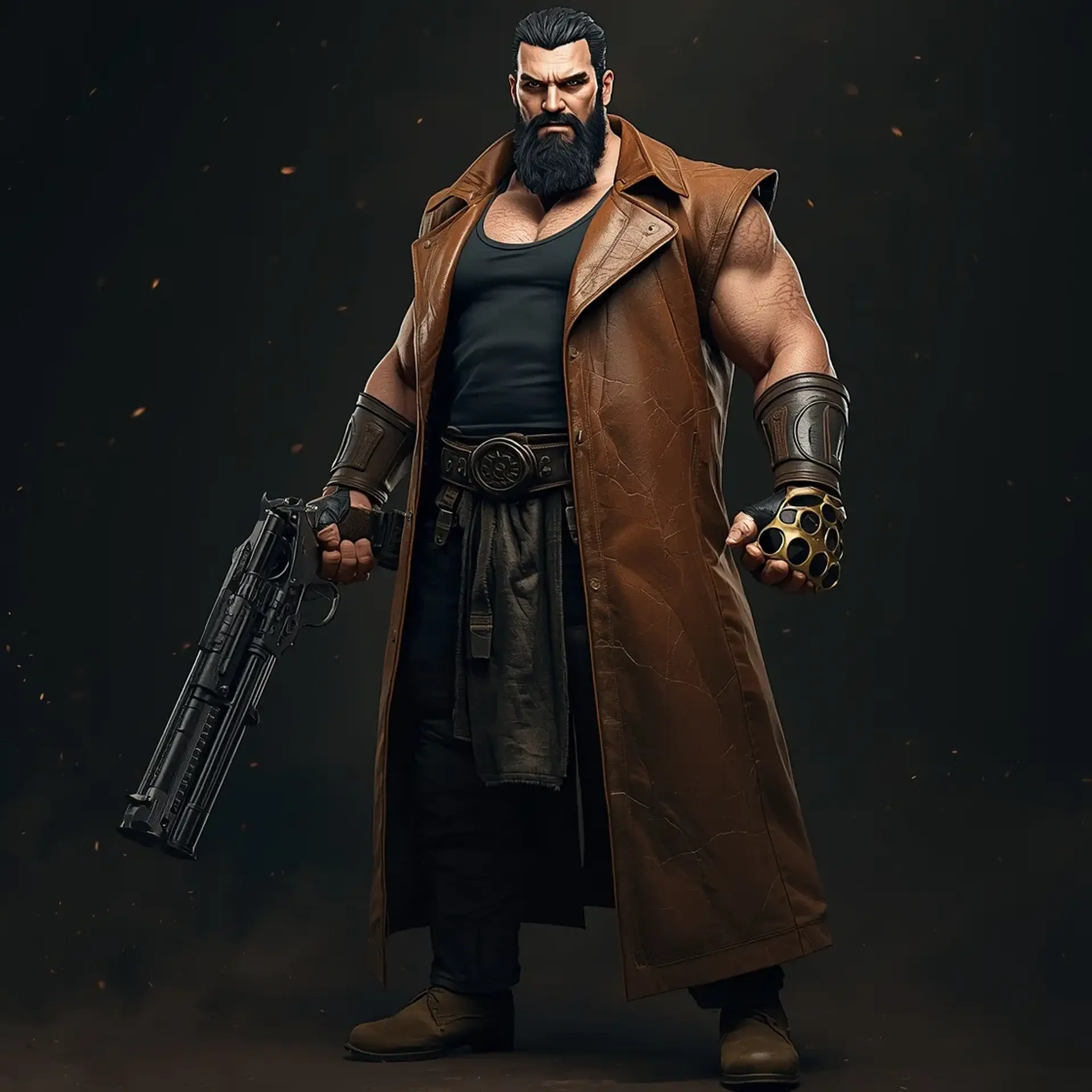 Salem Mercer - AI-generated fantasy Character
