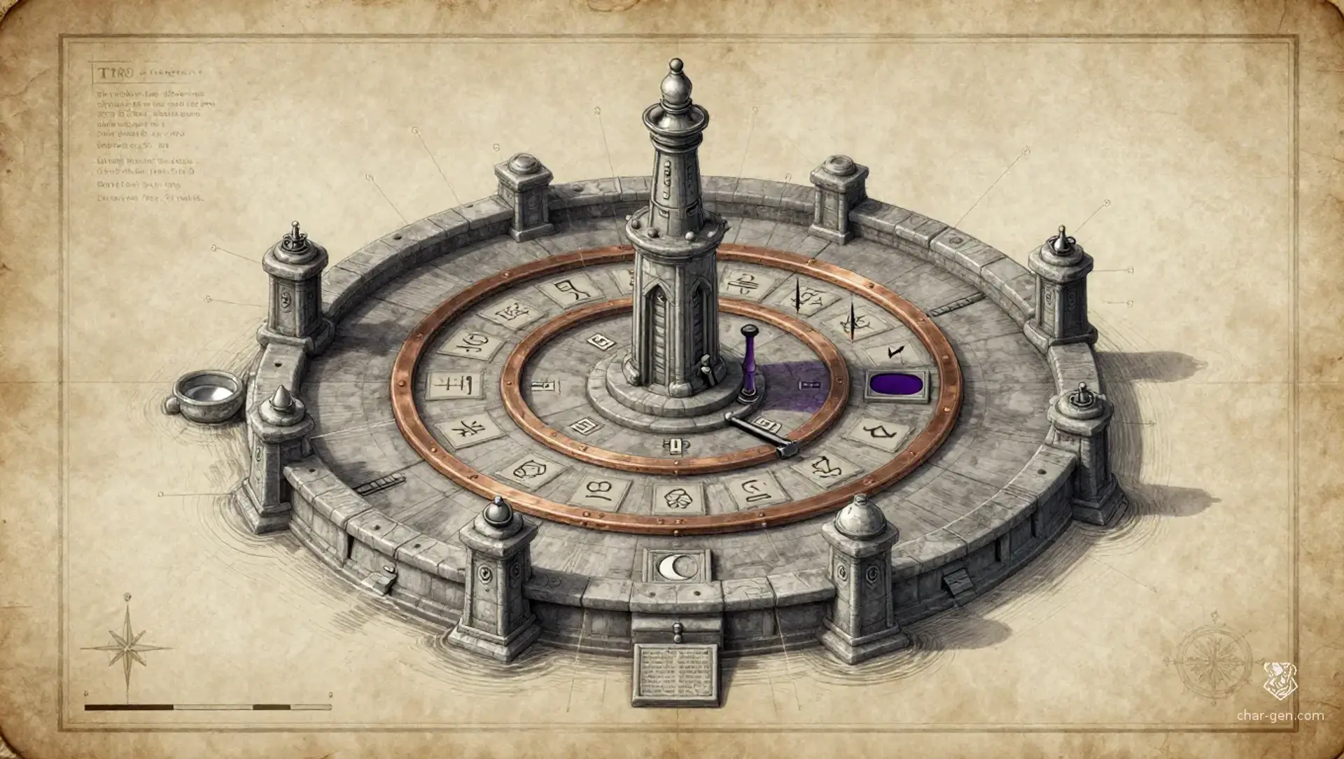 The Threefold Lock of the Drowned Moon
