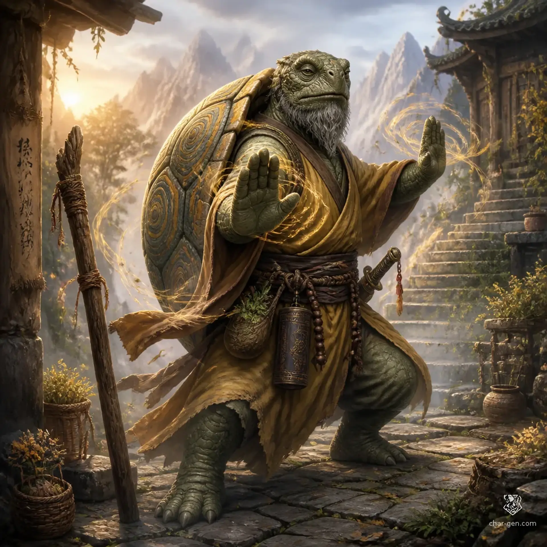 Master Oogway - AI-generated fantasy Character