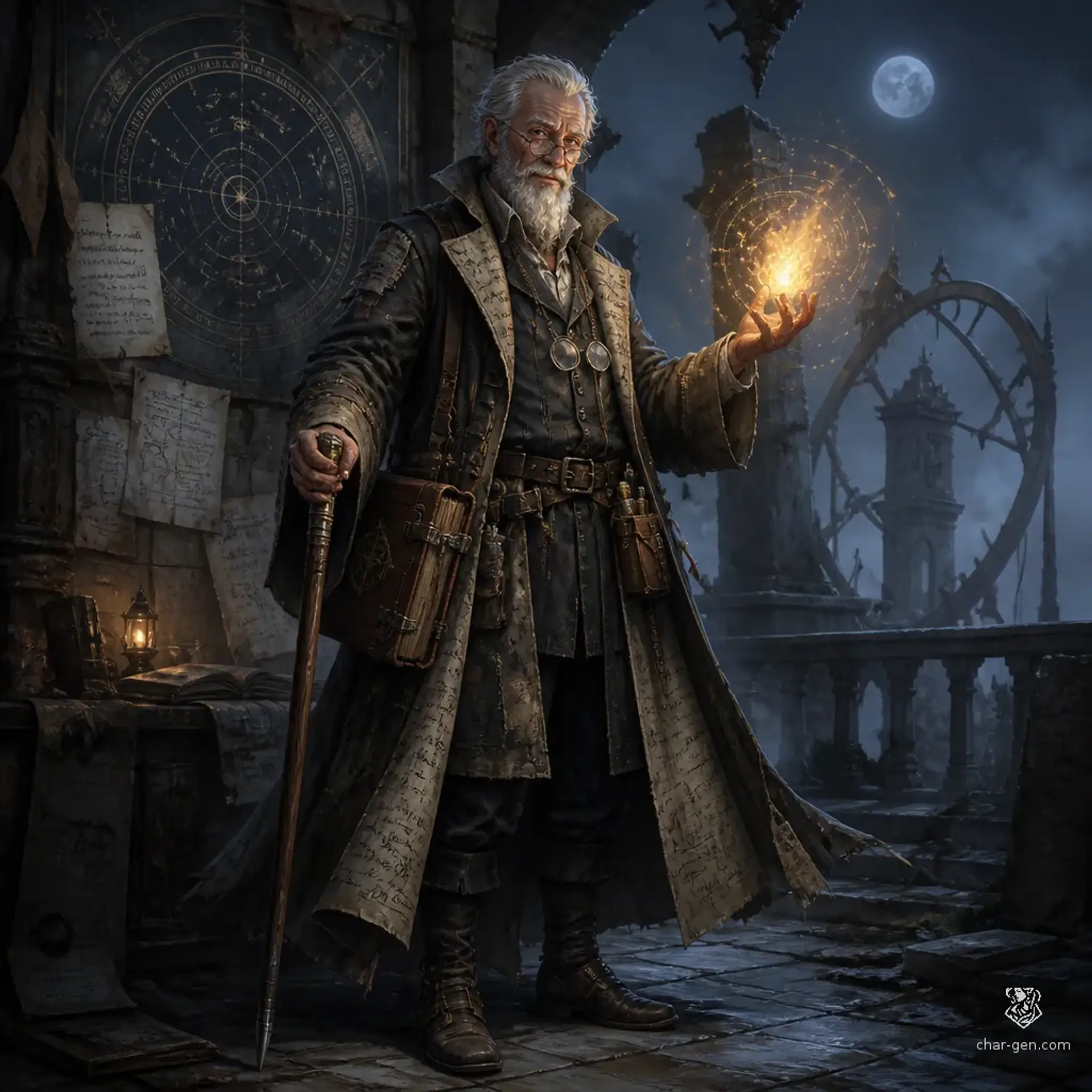 Garet Kett - AI-generated fantasy Character