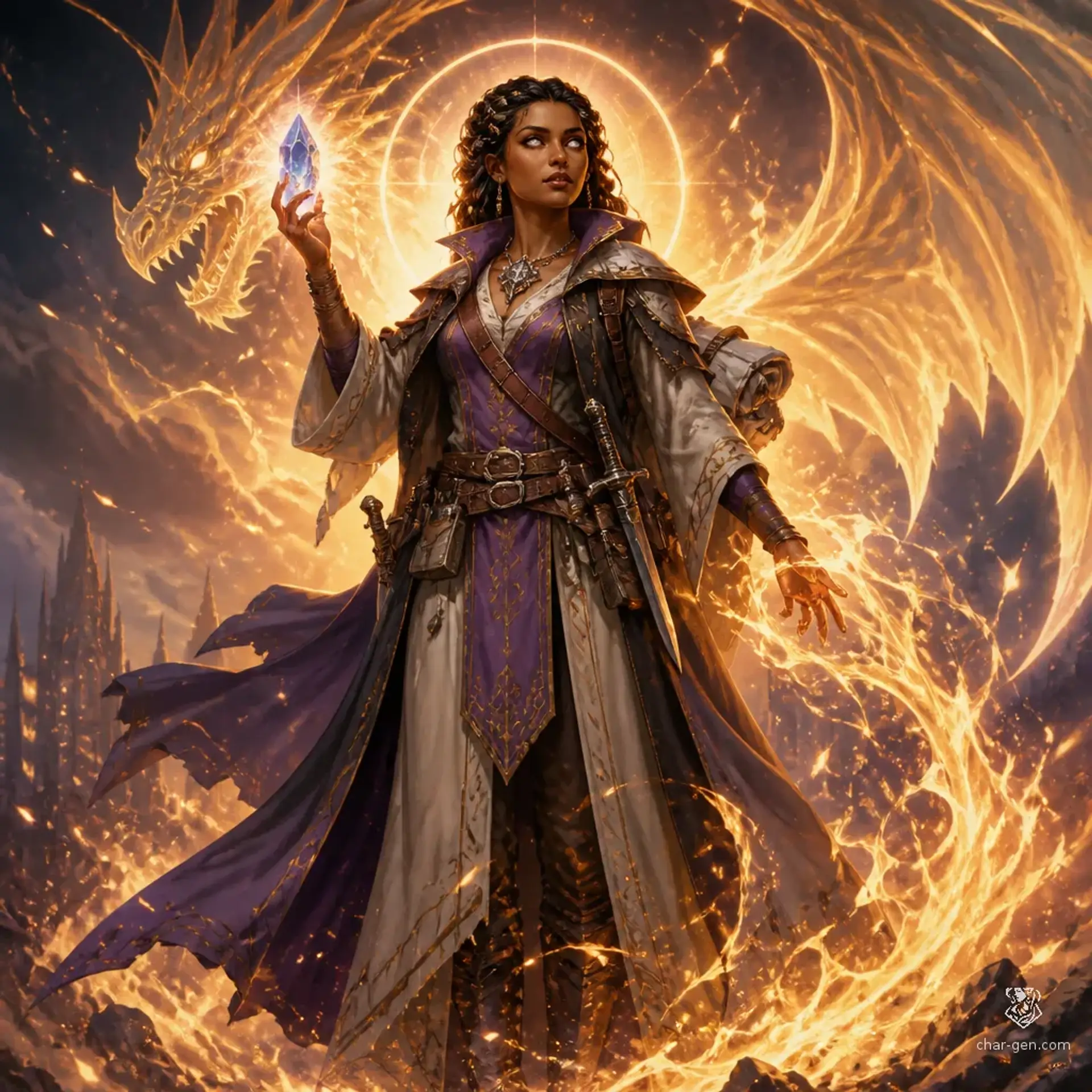 Zonora - AI-generated fantasy Character