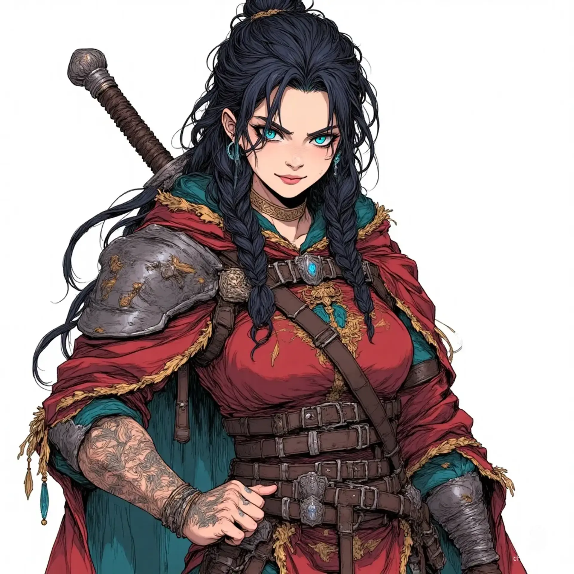 Rika Yūdoku - AI-generated fantasy NPC