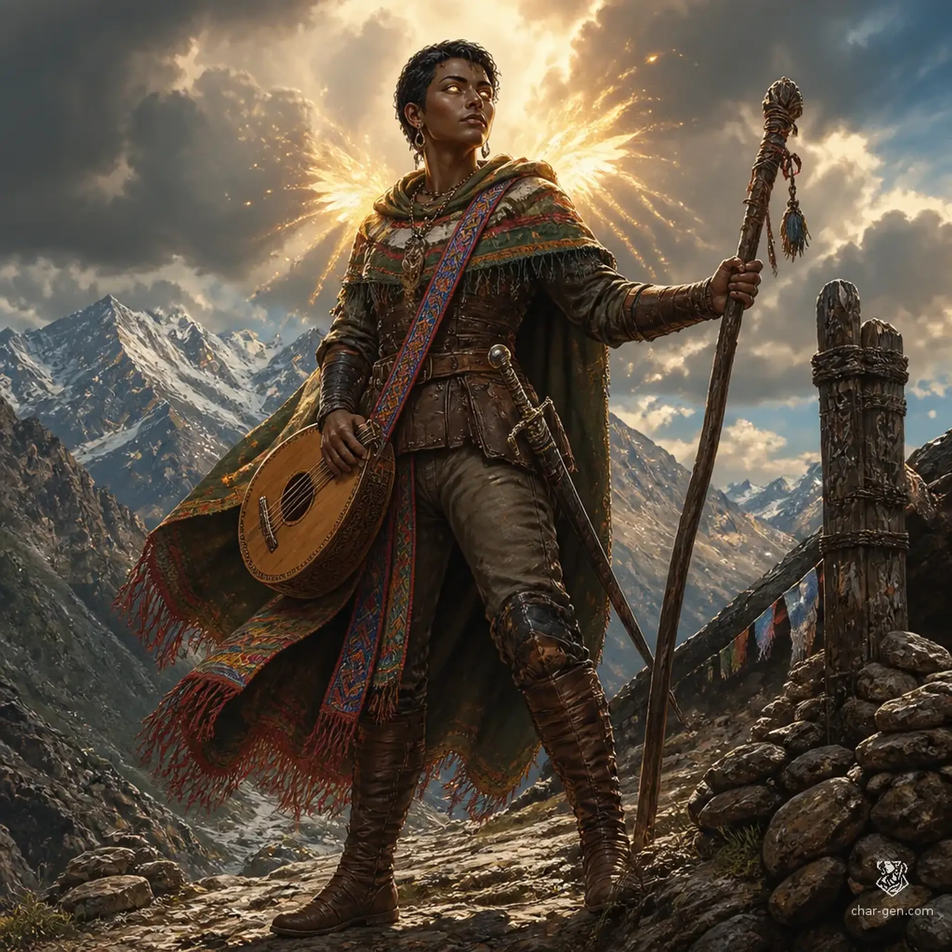 Krischtu Paredes - AI-generated fantasy Character