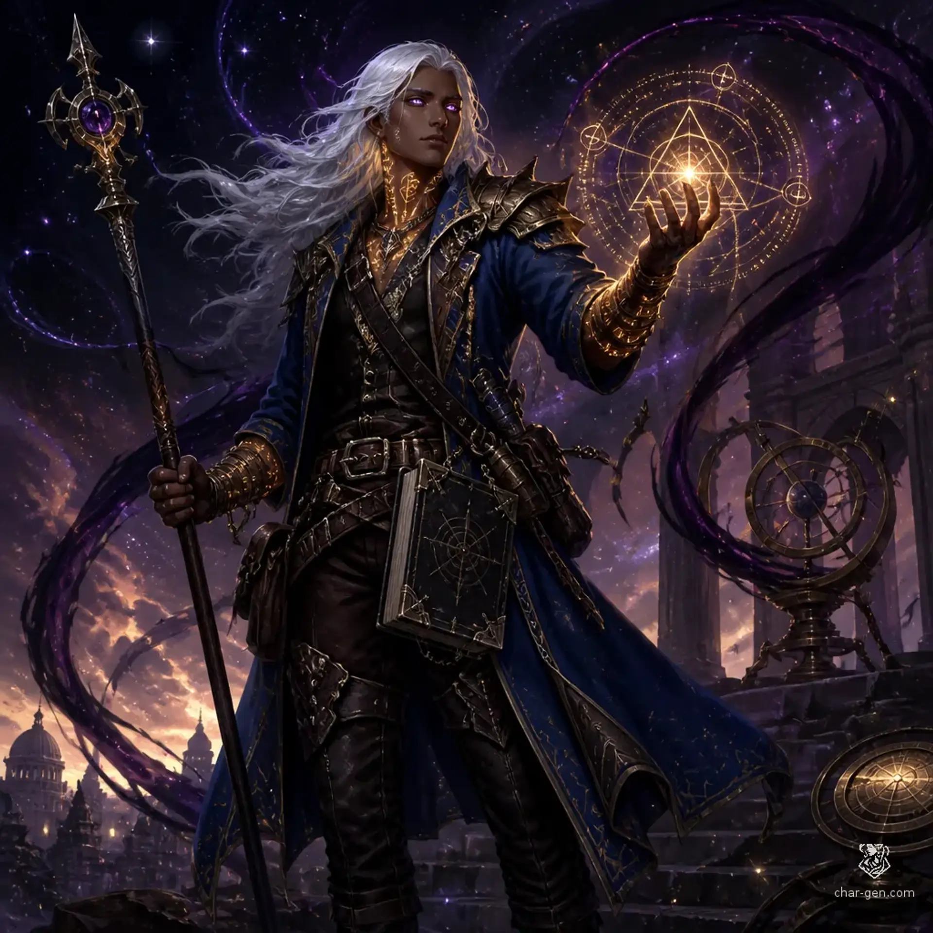 Teferi - AI-generated fantasy Character
