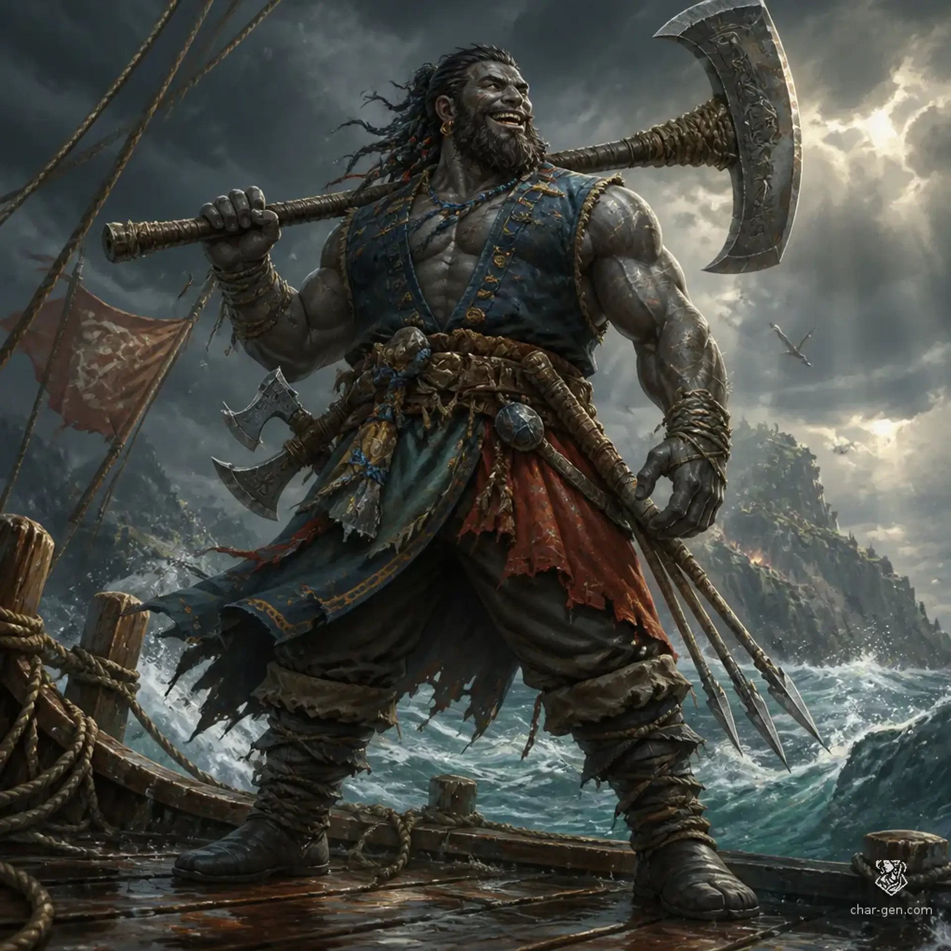 Sheshun - AI-generated fantasy Character