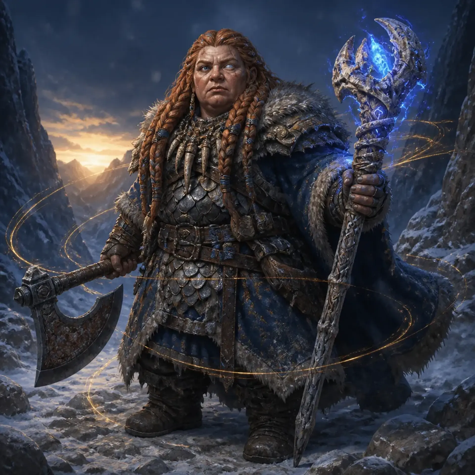 Runa Sigrunsdottir - AI-generated fantasy Character