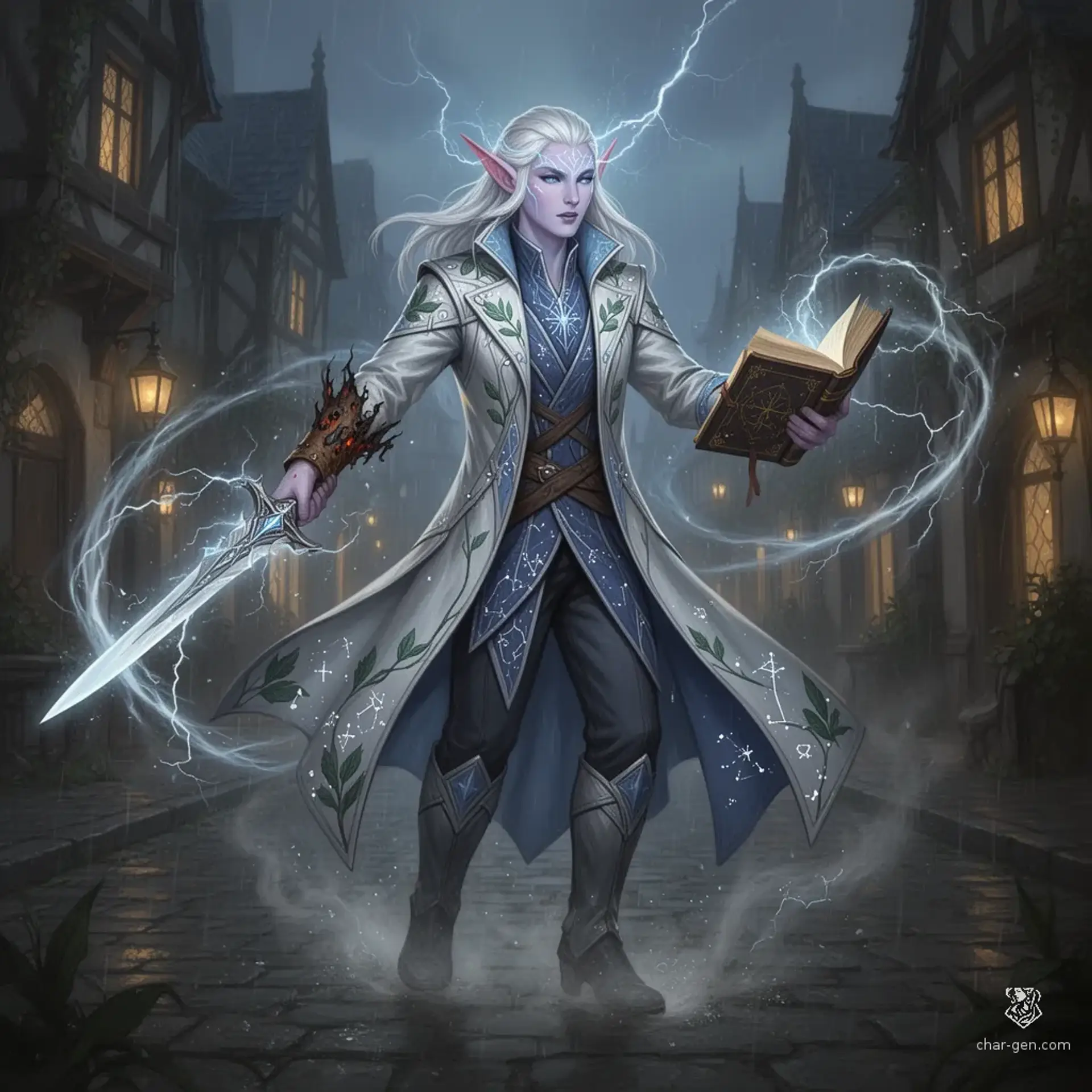 Lyrathiel Voss - AI-generated fantasy NPC