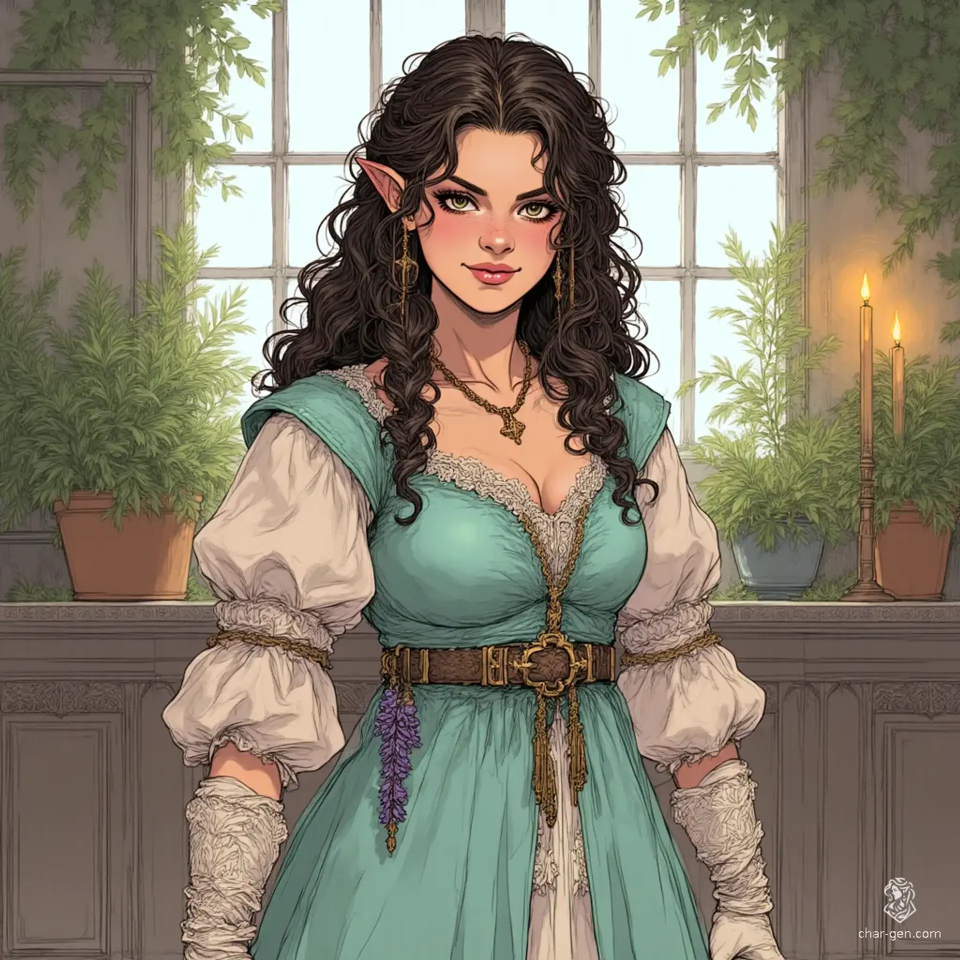Poppy Brambleburr - AI-generated fantasy NPC