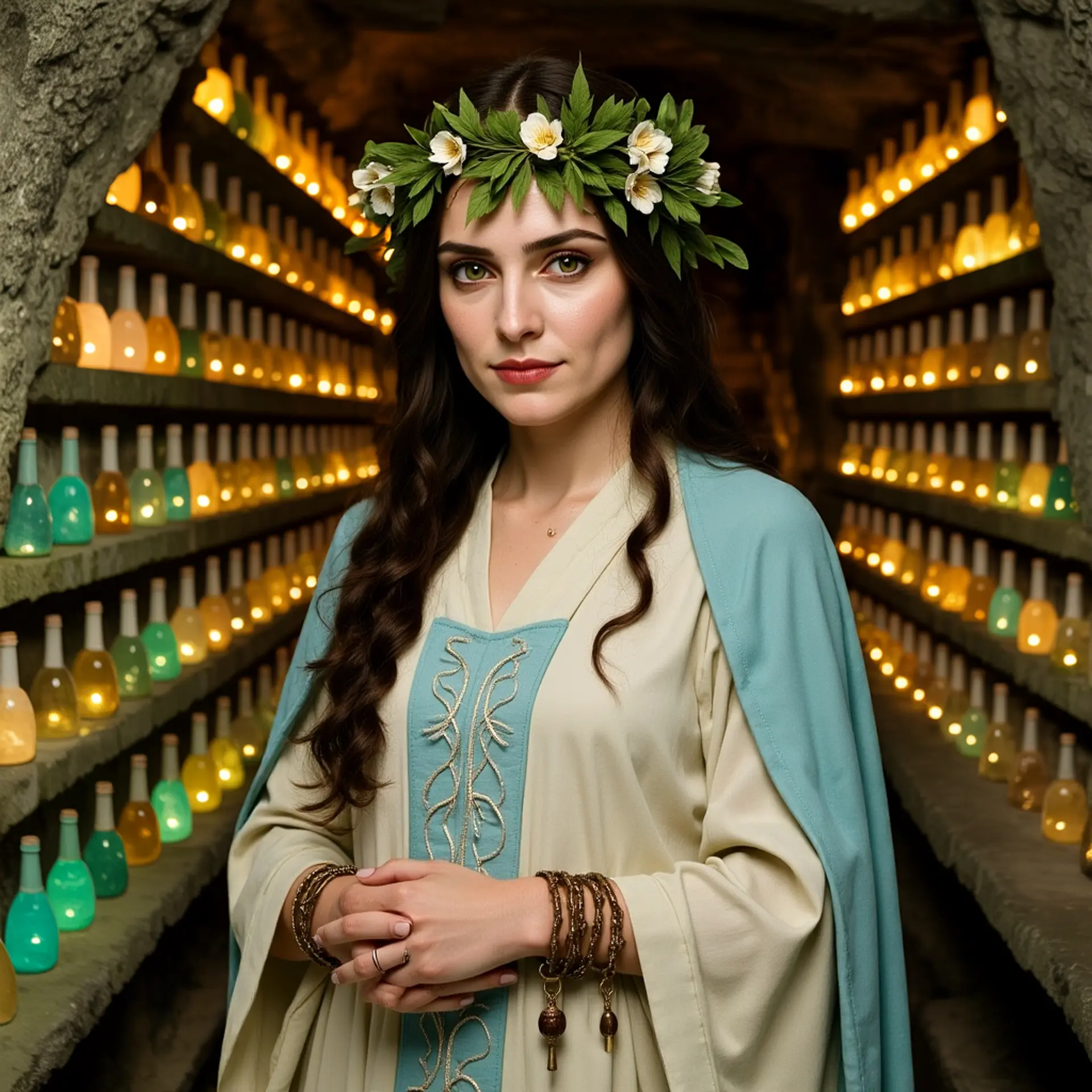 Sister Mira Velani - AI-generated fantasy NPC