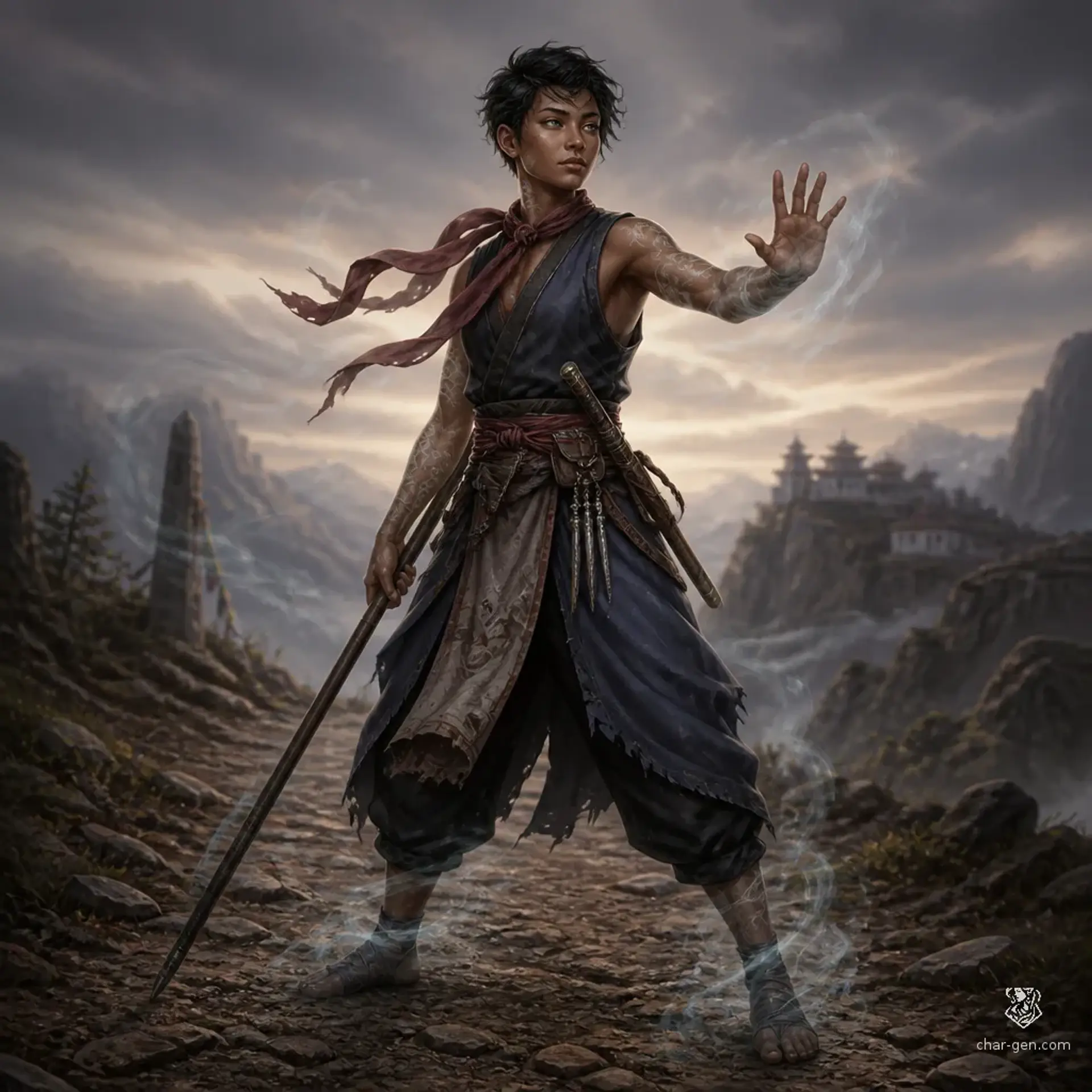 Bako - AI-generated fantasy Character