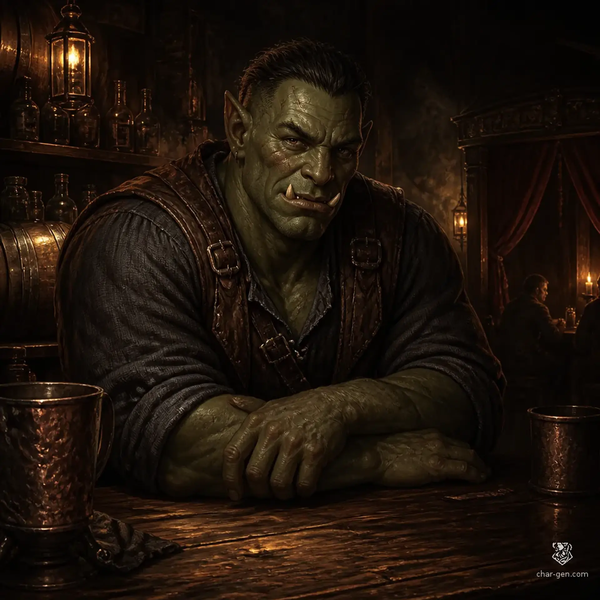 The Shadowed Purse - AI-generated fantasy Tavern