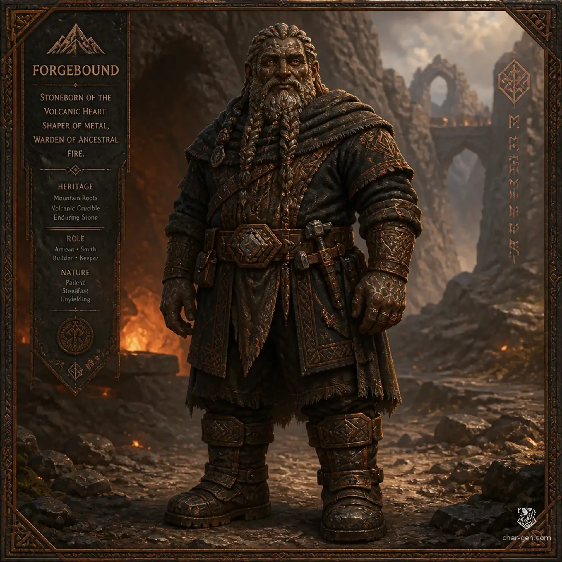Forgebound - AI-generated fantasy Species