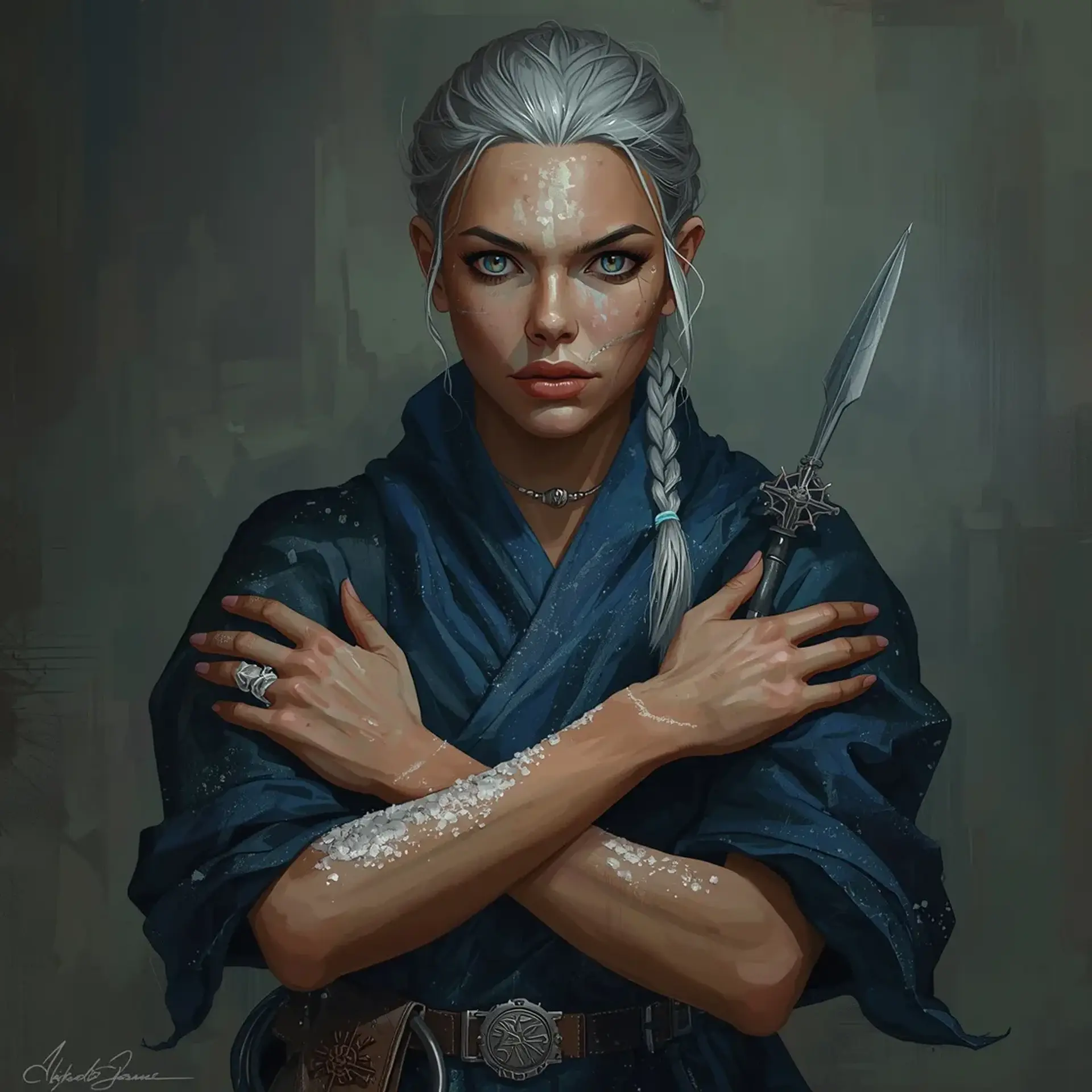 High Reeve Elara Vane - AI-generated fantasy NPC