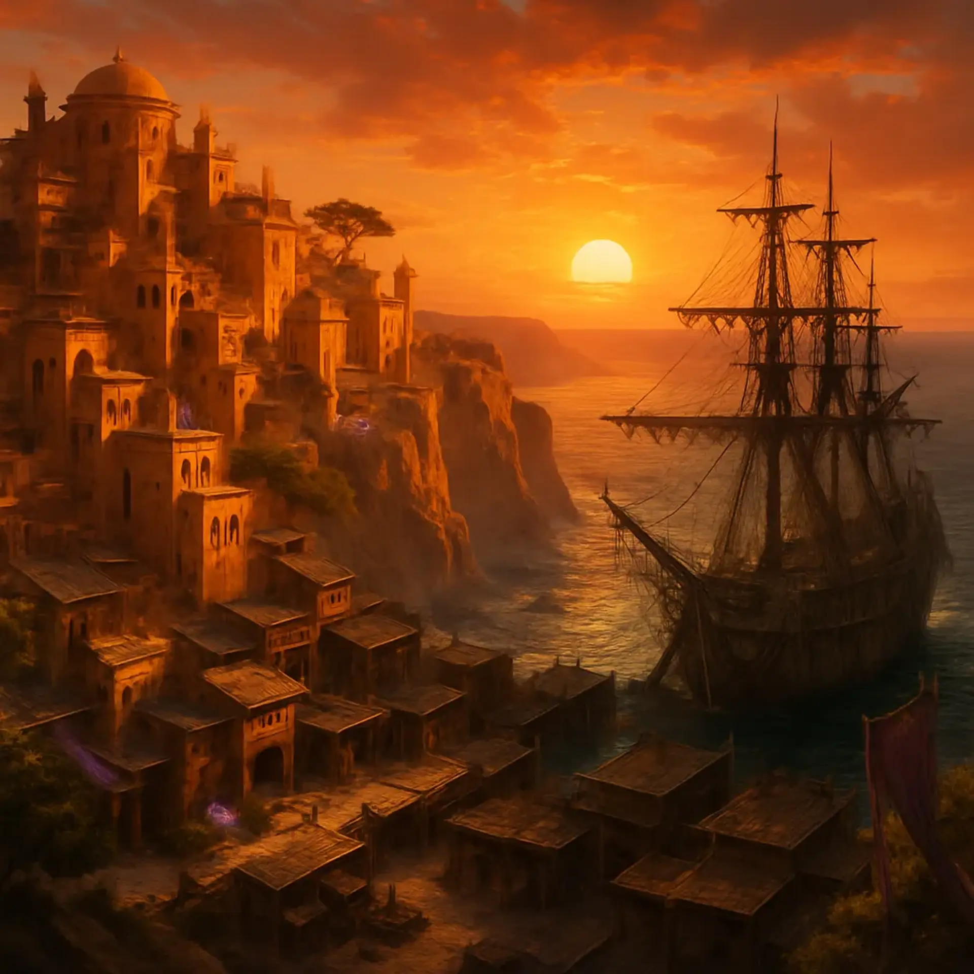 Afali - AI-generated fantasy Settlement