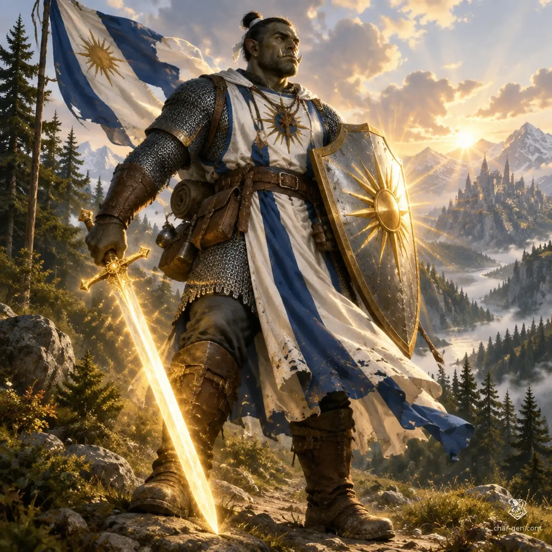 Gor - AI-generated fantasy Character