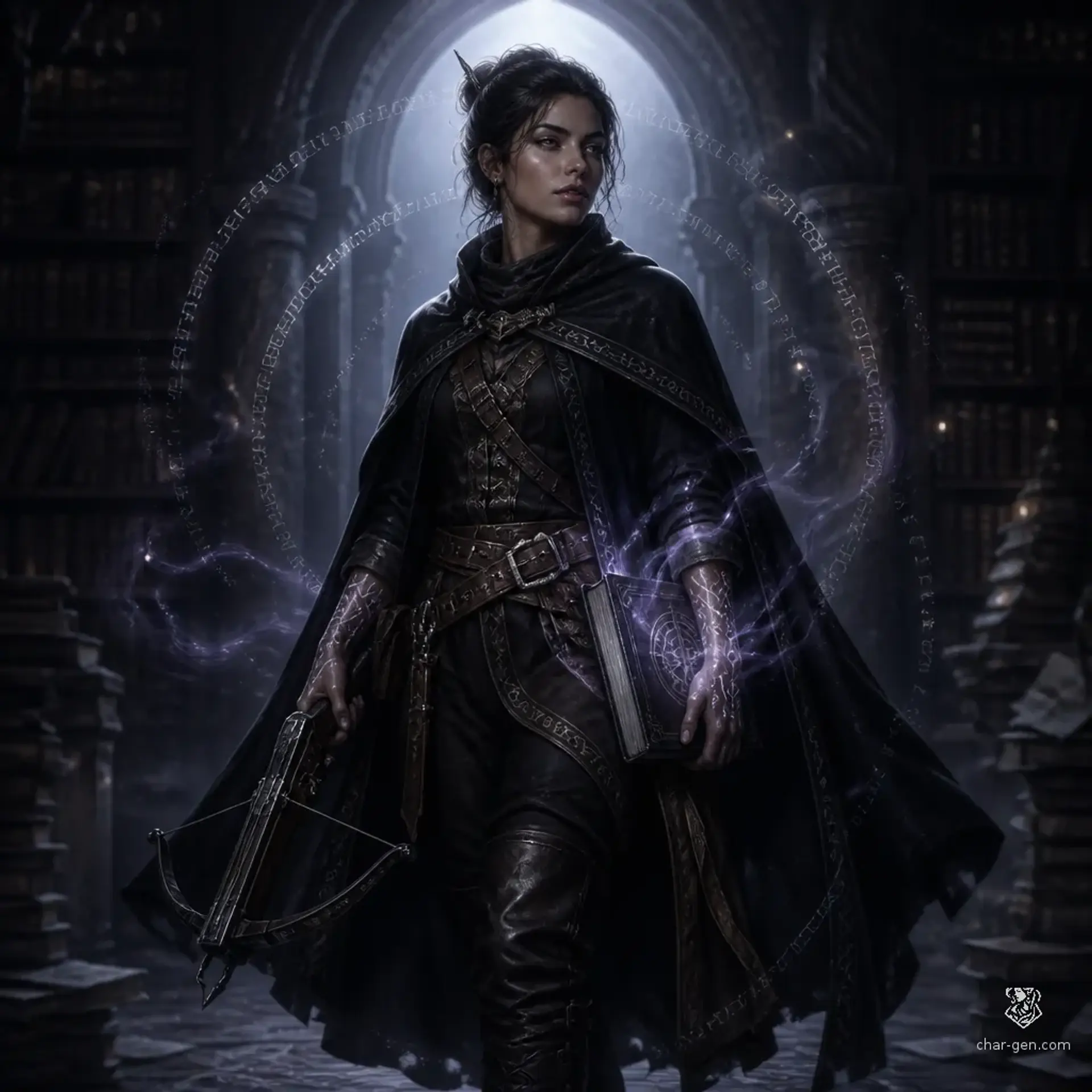 Seris Vale - AI-generated fantasy Character