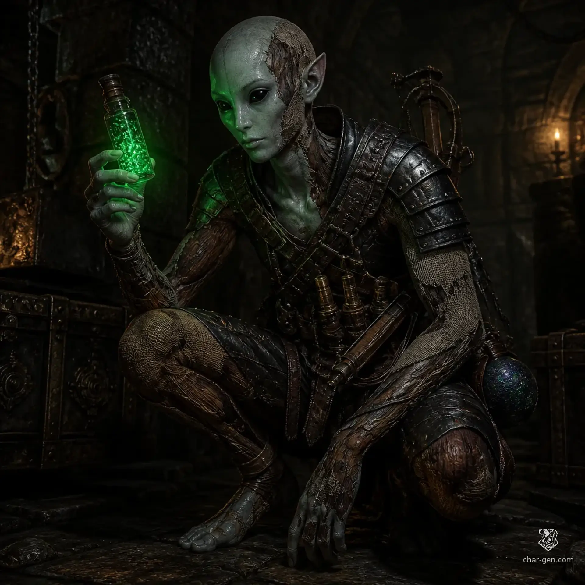 Mimicule - AI-generated fantasy Character