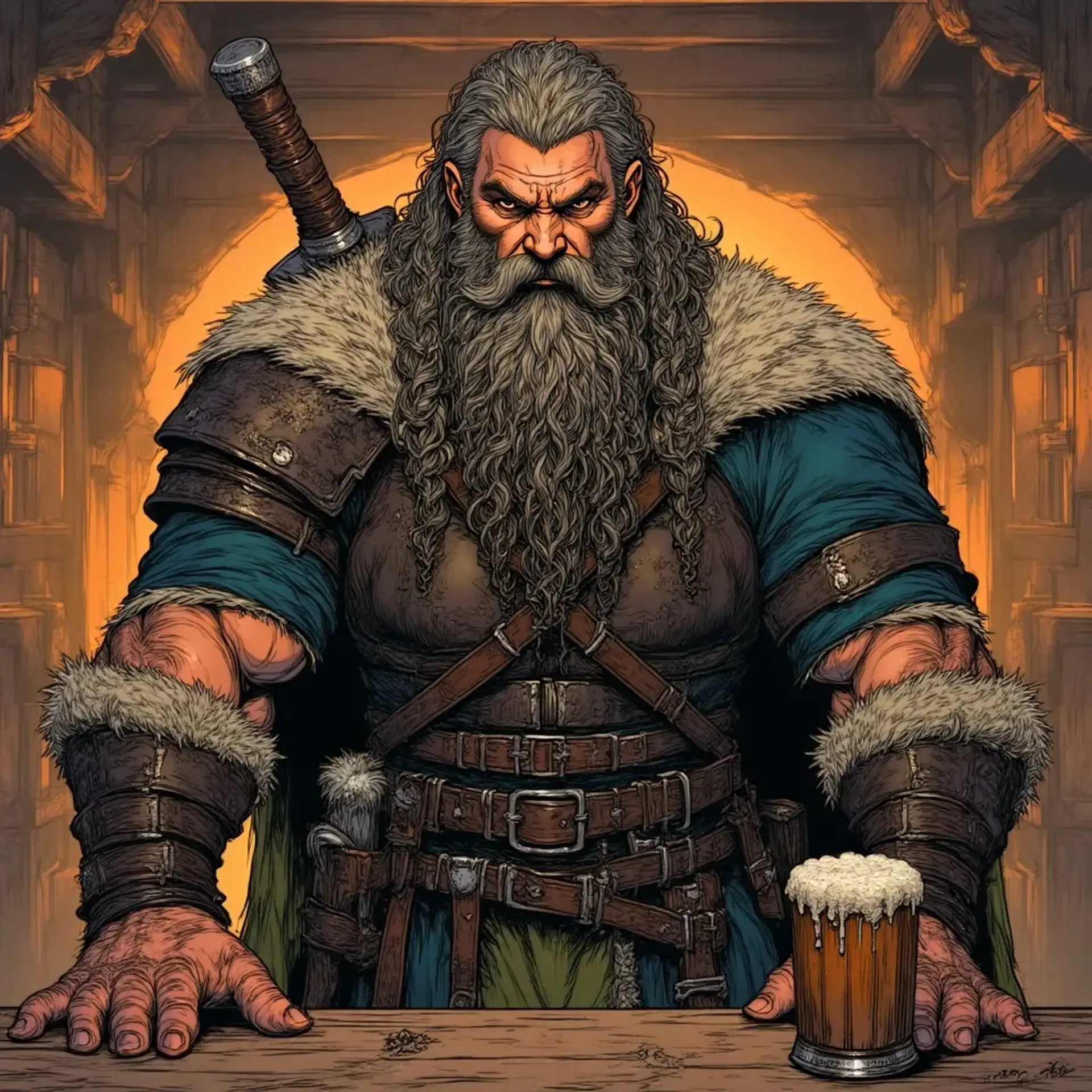 Thorin Firebeard - AI-generated fantasy NPC