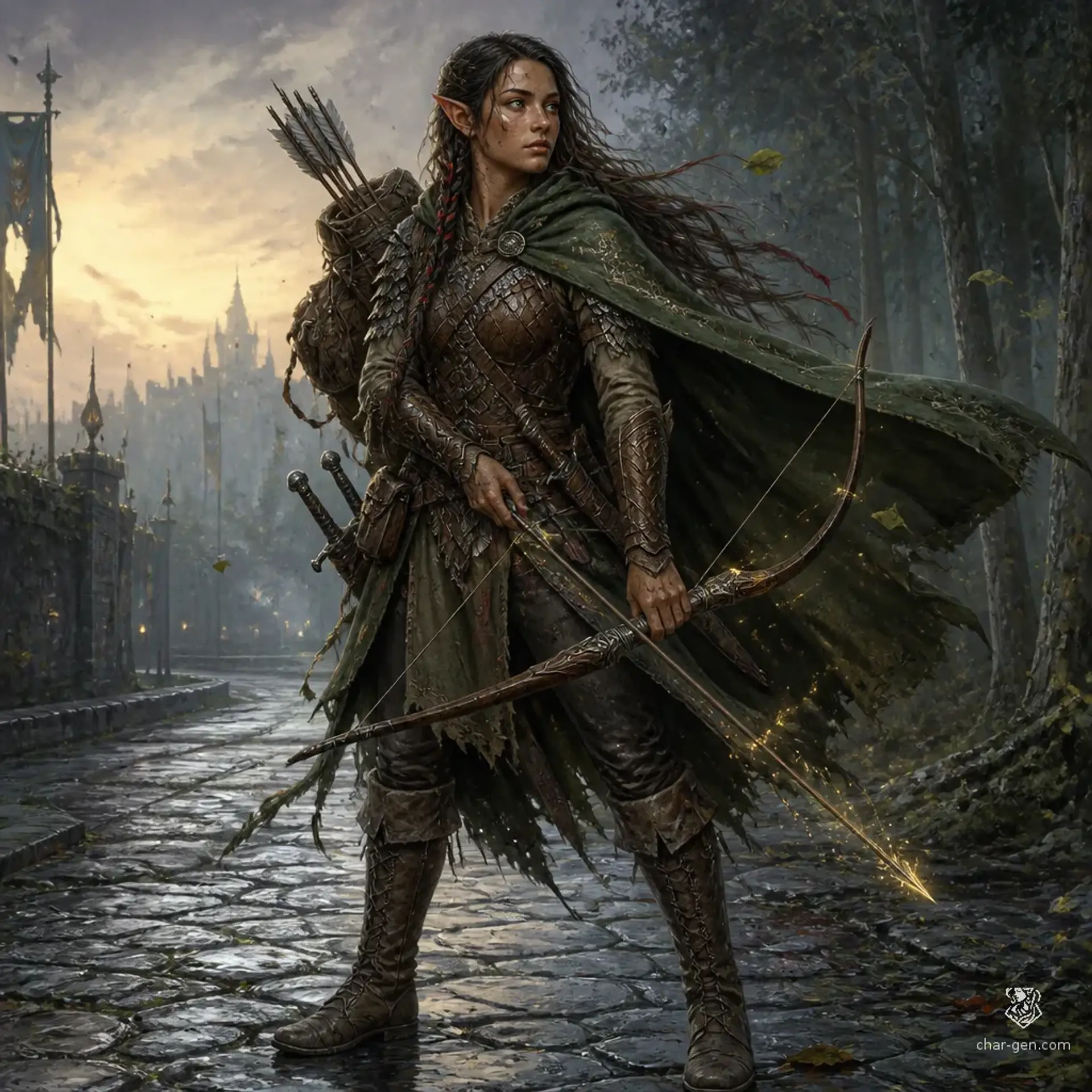 Tamar Tserava - AI-generated fantasy Character