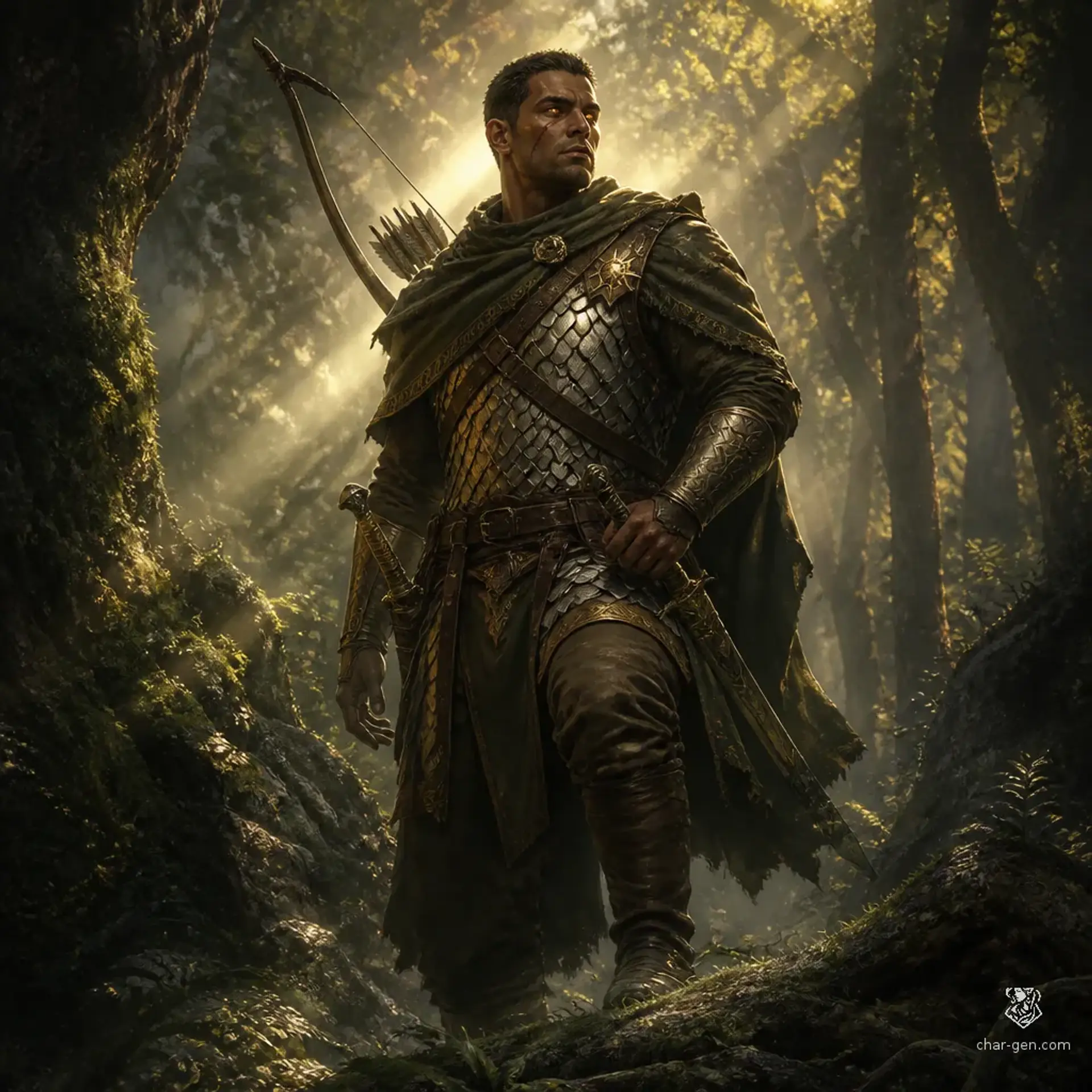 Cas - AI-generated fantasy Character