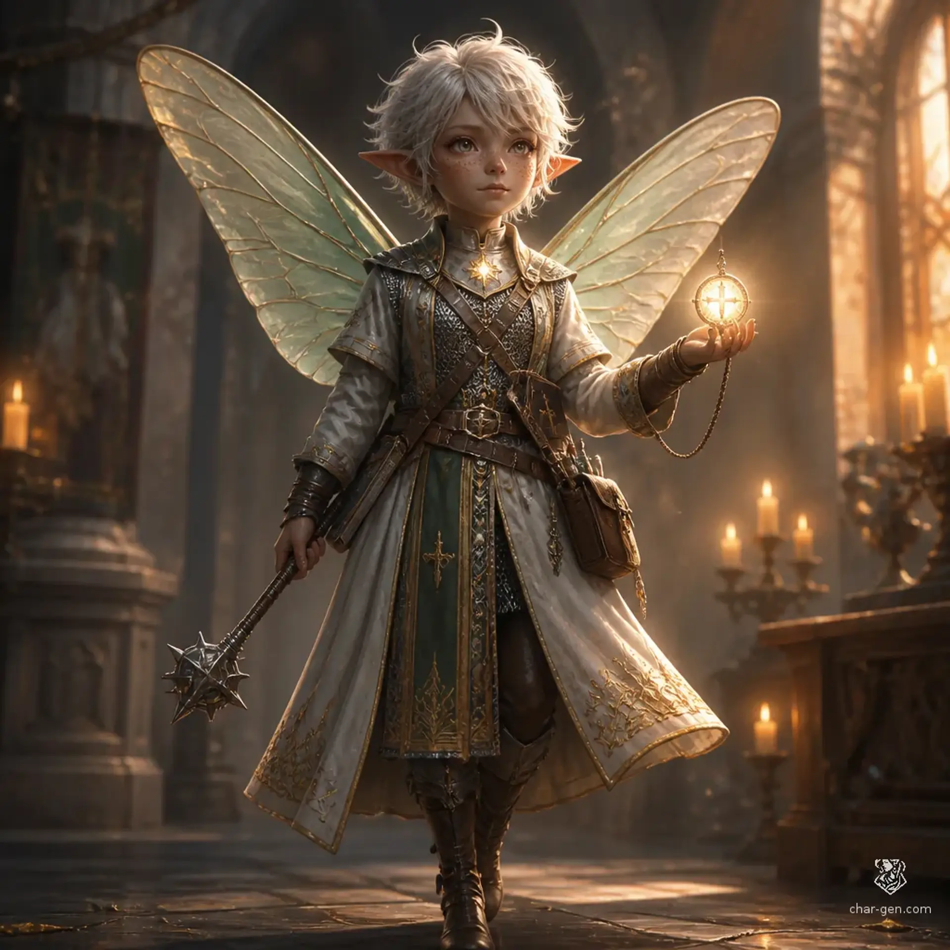 Neris Bellwhisper - AI-generated fantasy Character