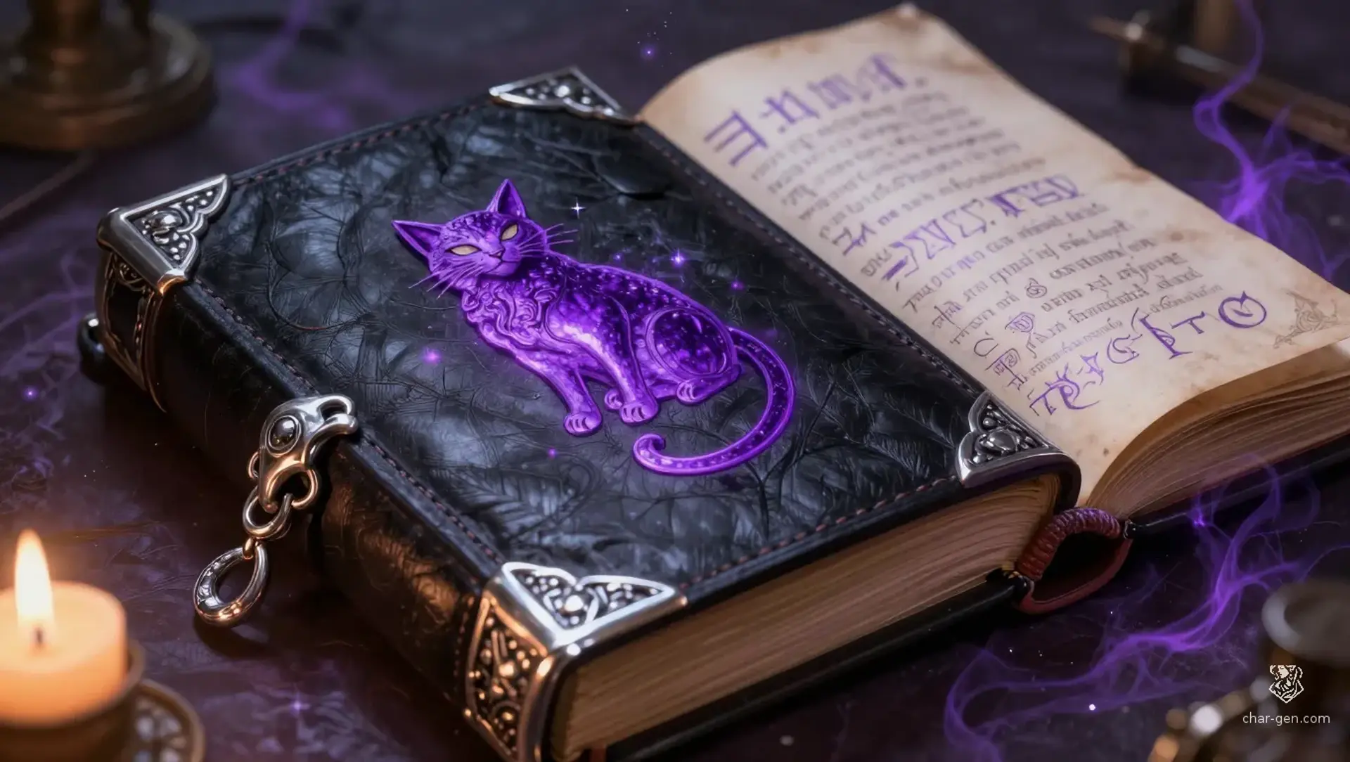 Moonlit Purr Grimoire
