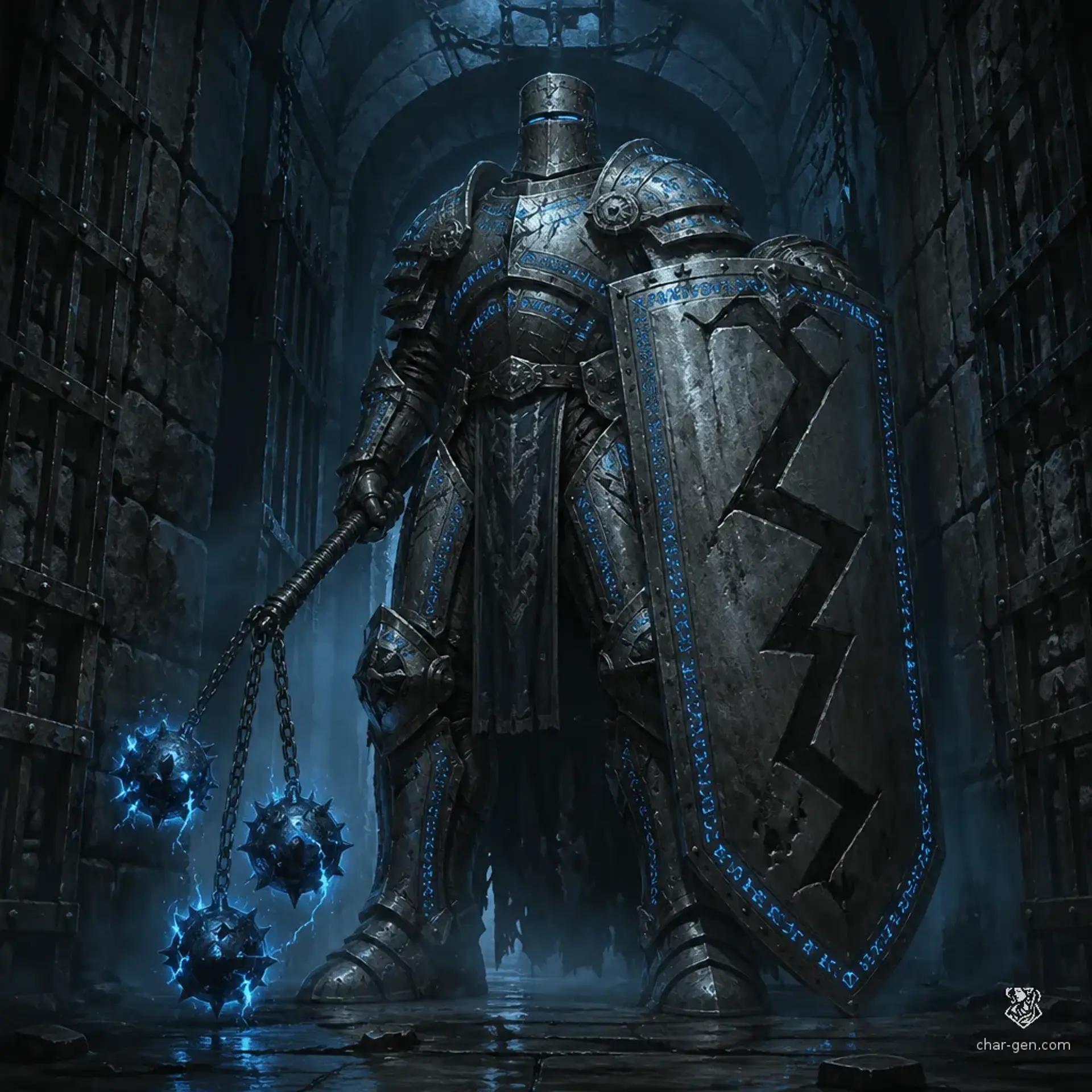 Vault Warden - AI-generated fantasy Monster