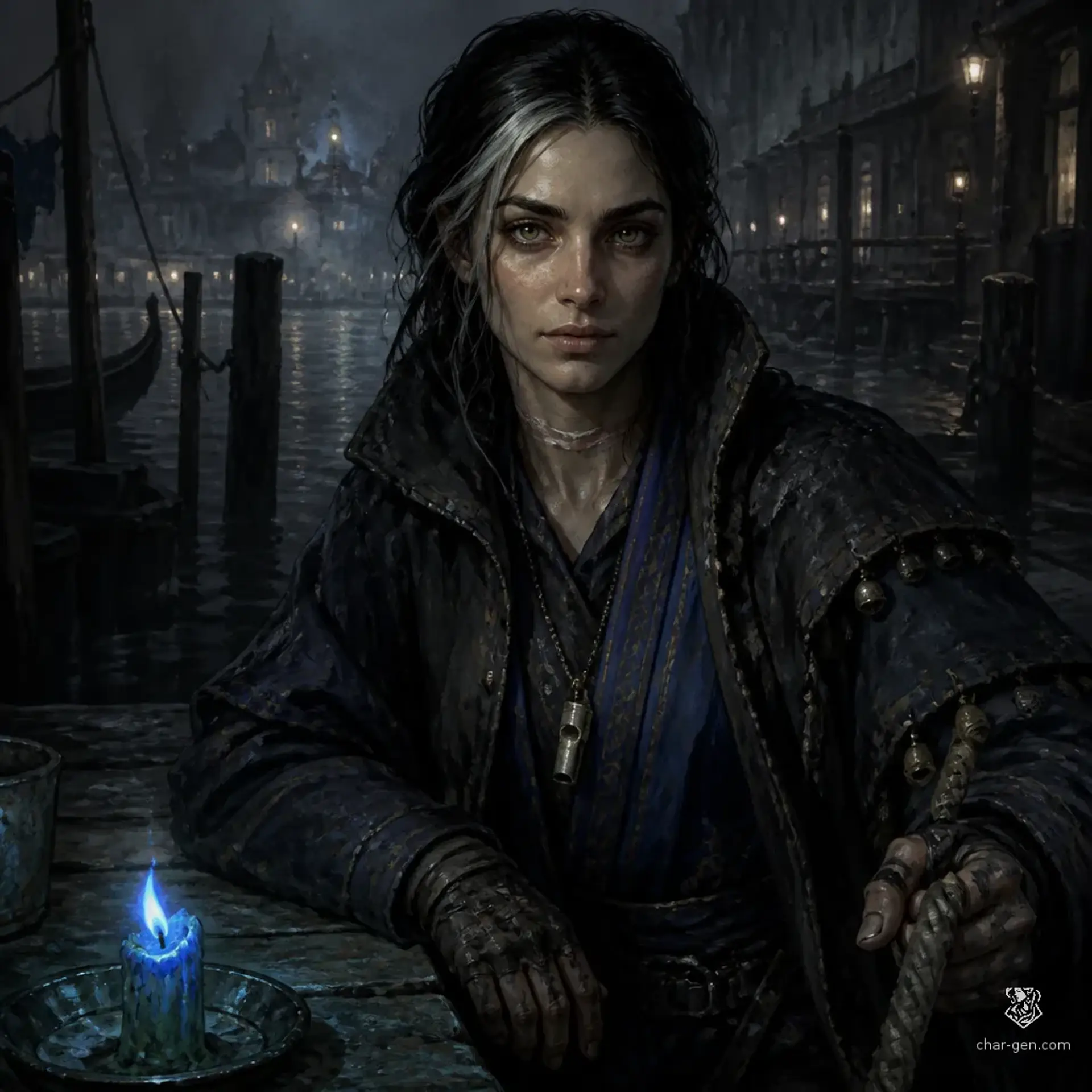 Nera Vale - AI-generated fantasy NPC