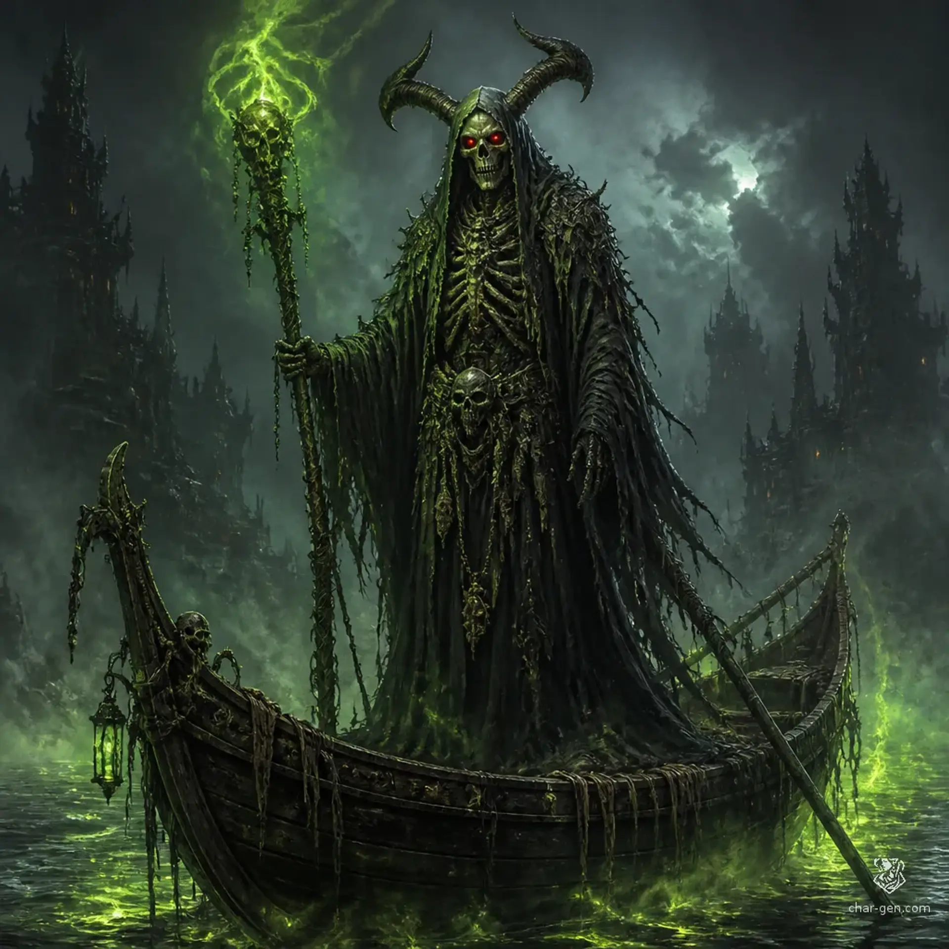 Thanadaemon - AI-generated fantasy Monster