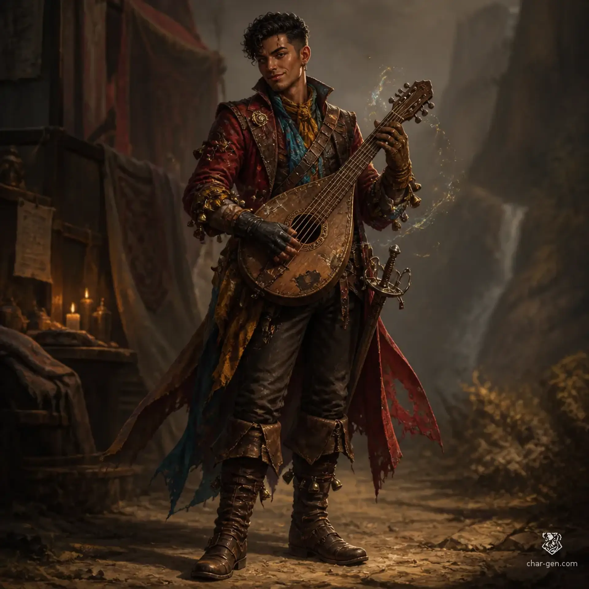 Mziru Kessai - AI-generated fantasy Character