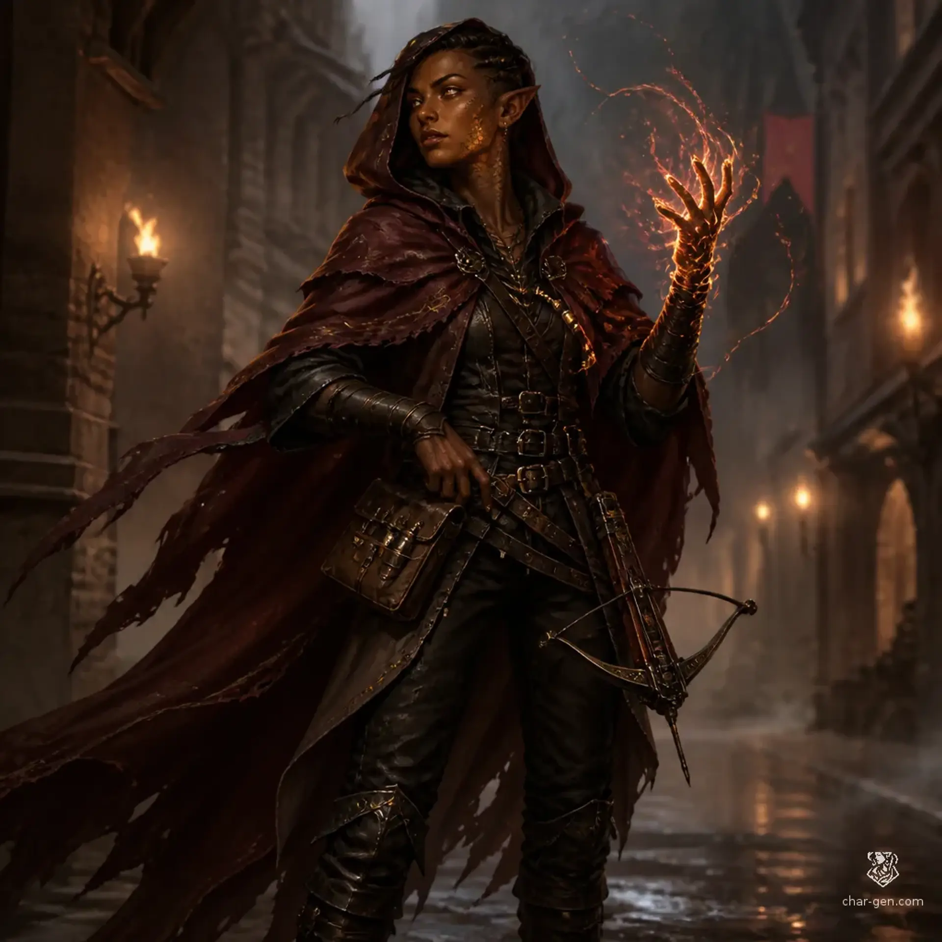 Sahra Nsimba - AI-generated fantasy Character