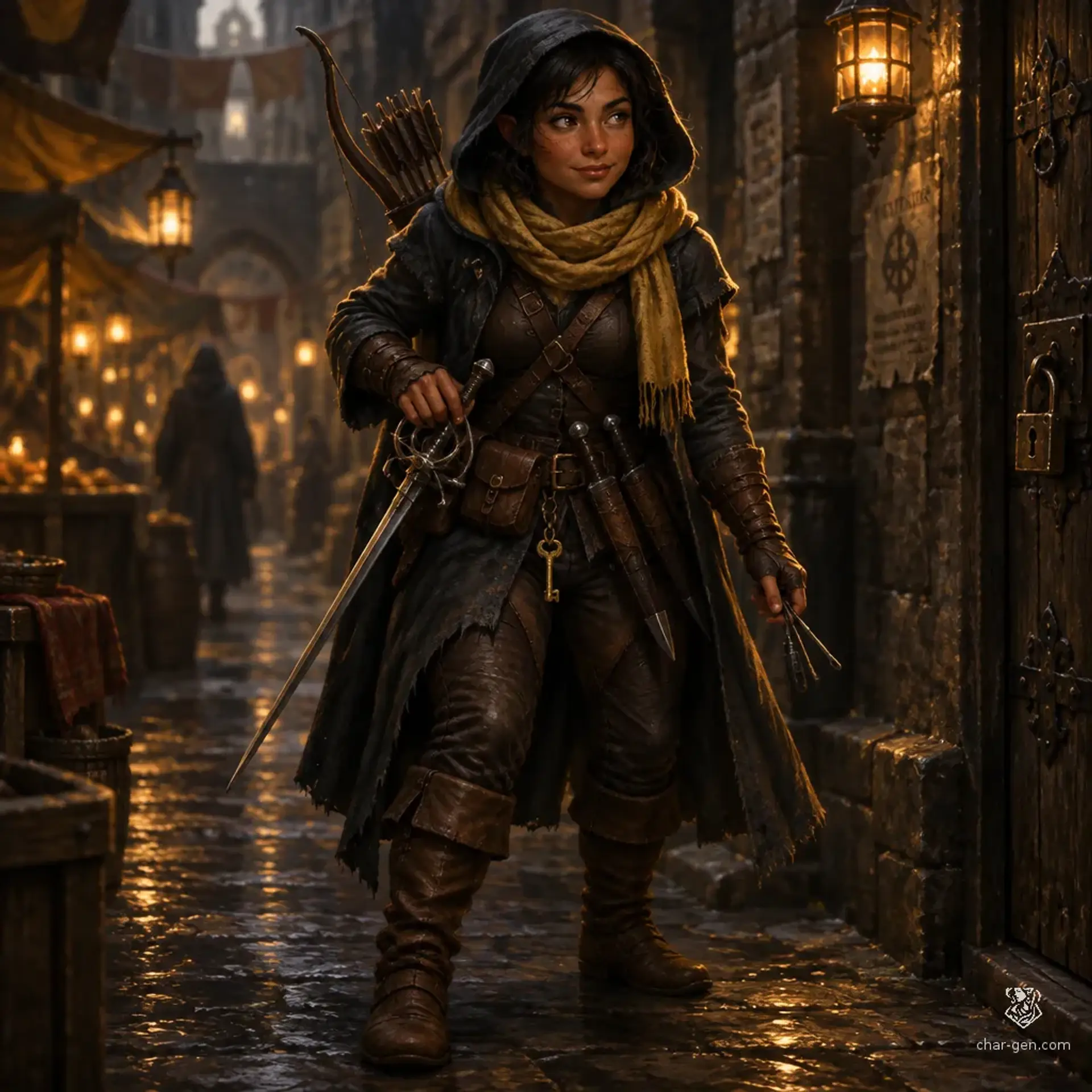 Ketta Galt - AI-generated fantasy Character