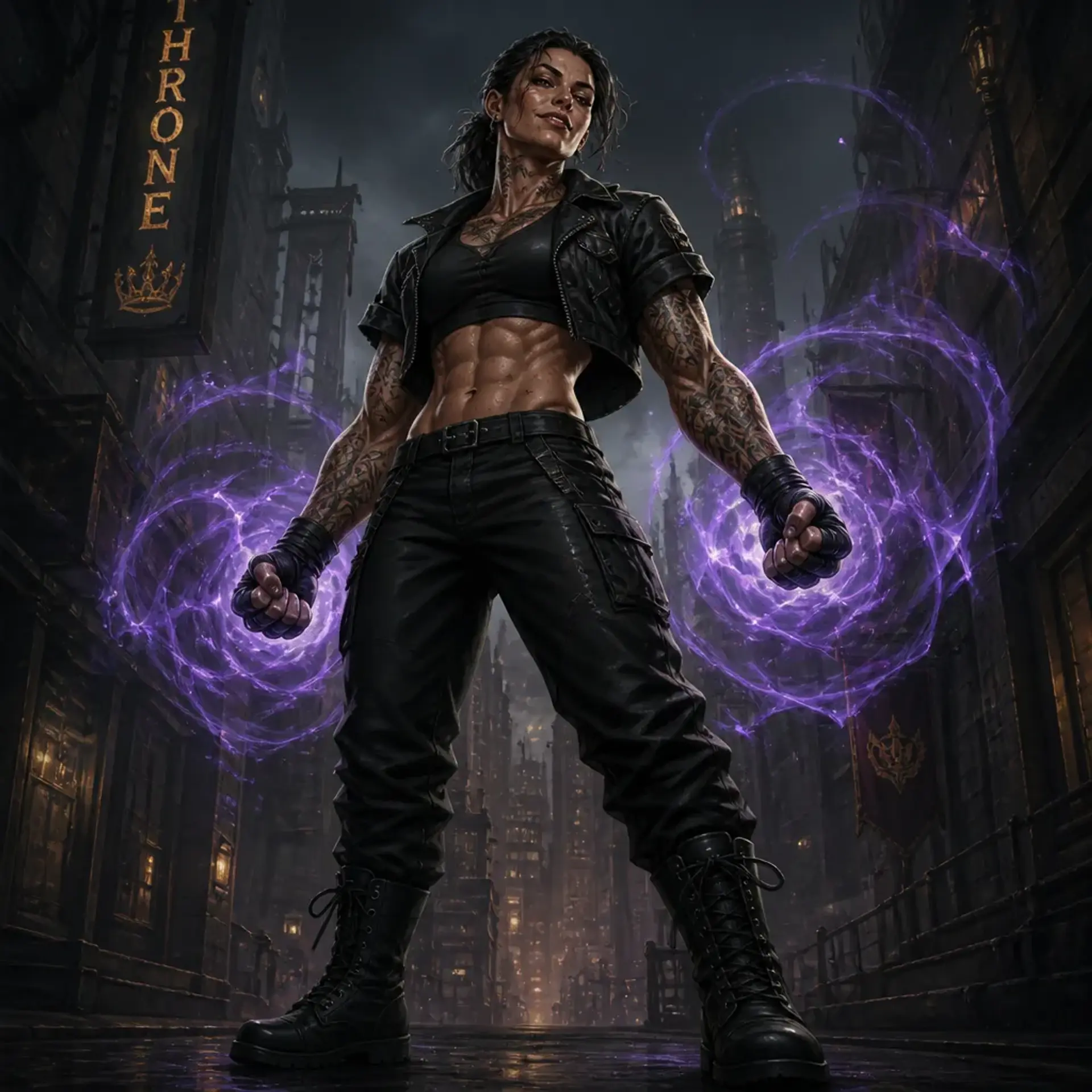 Vivian Cross - AI-generated fantasy Character