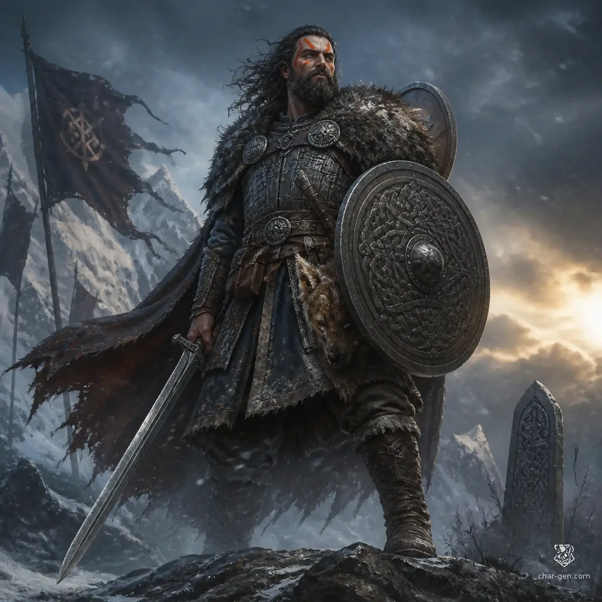 Perdok the Brutal - AI-generated fantasy Character