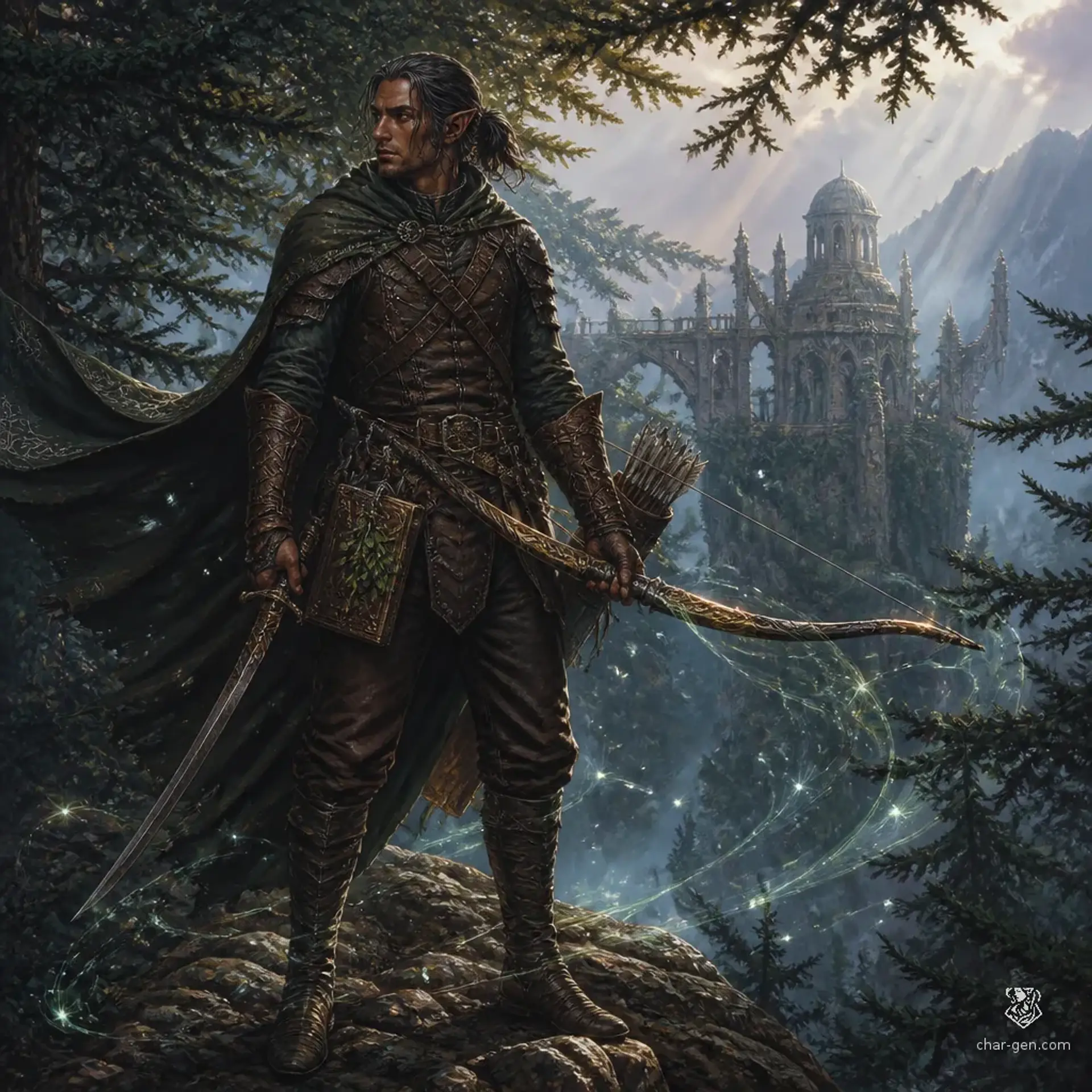 Khrzvak Tsereteli - AI-generated fantasy Character