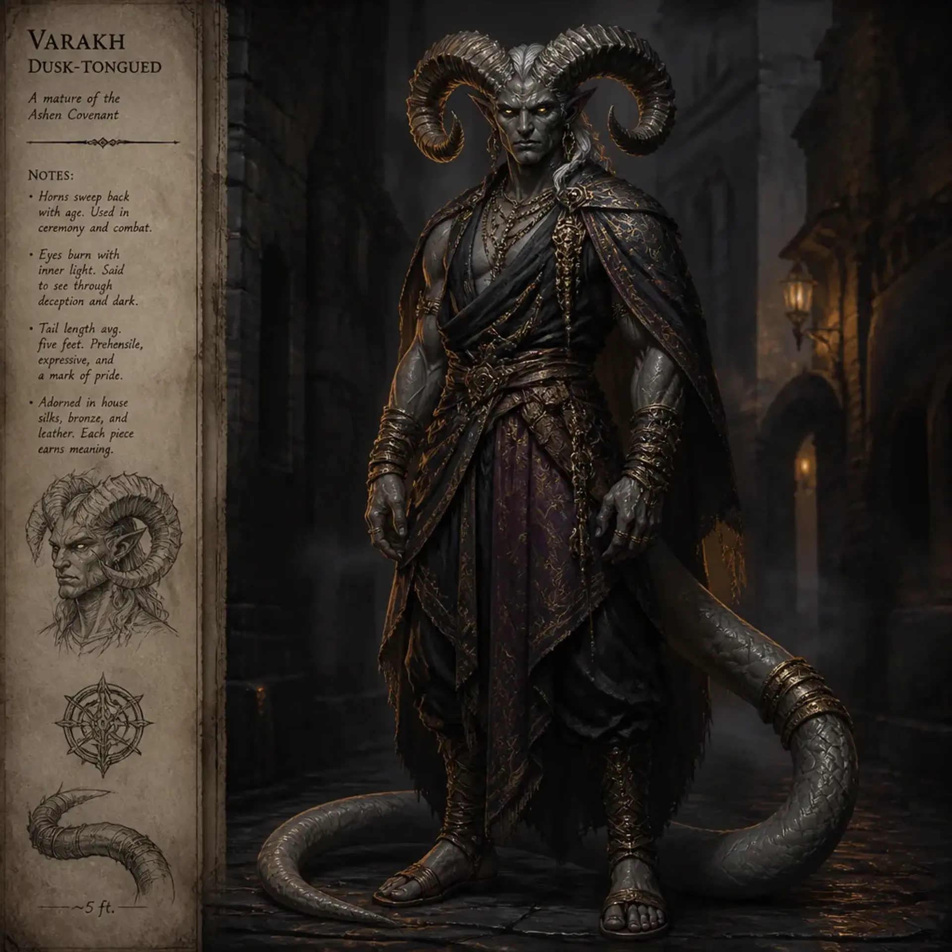 Brimstone-Bound - AI-generated fantasy Species