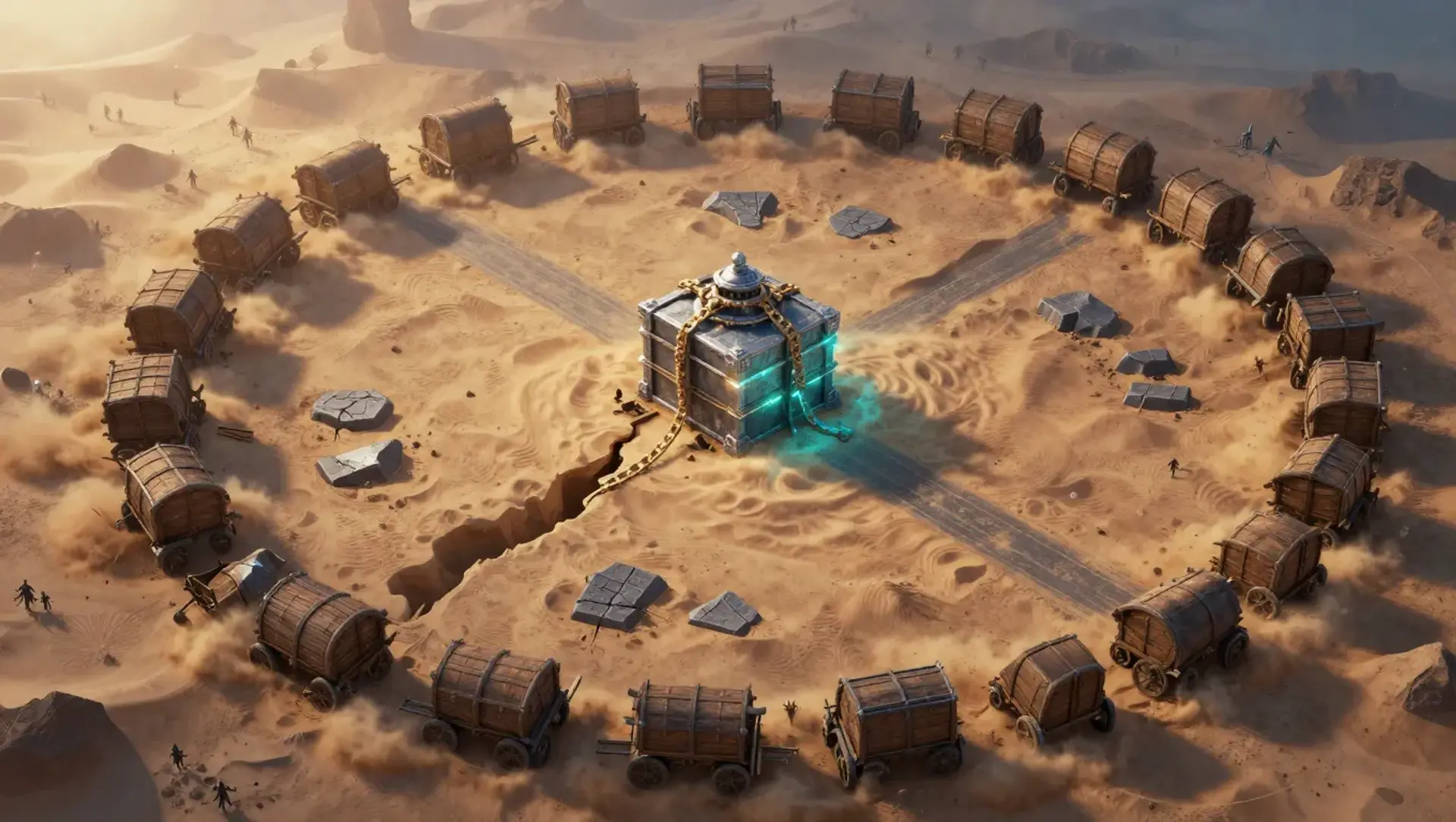 The Shard In the Crate - AI-generated fantasy Encounter